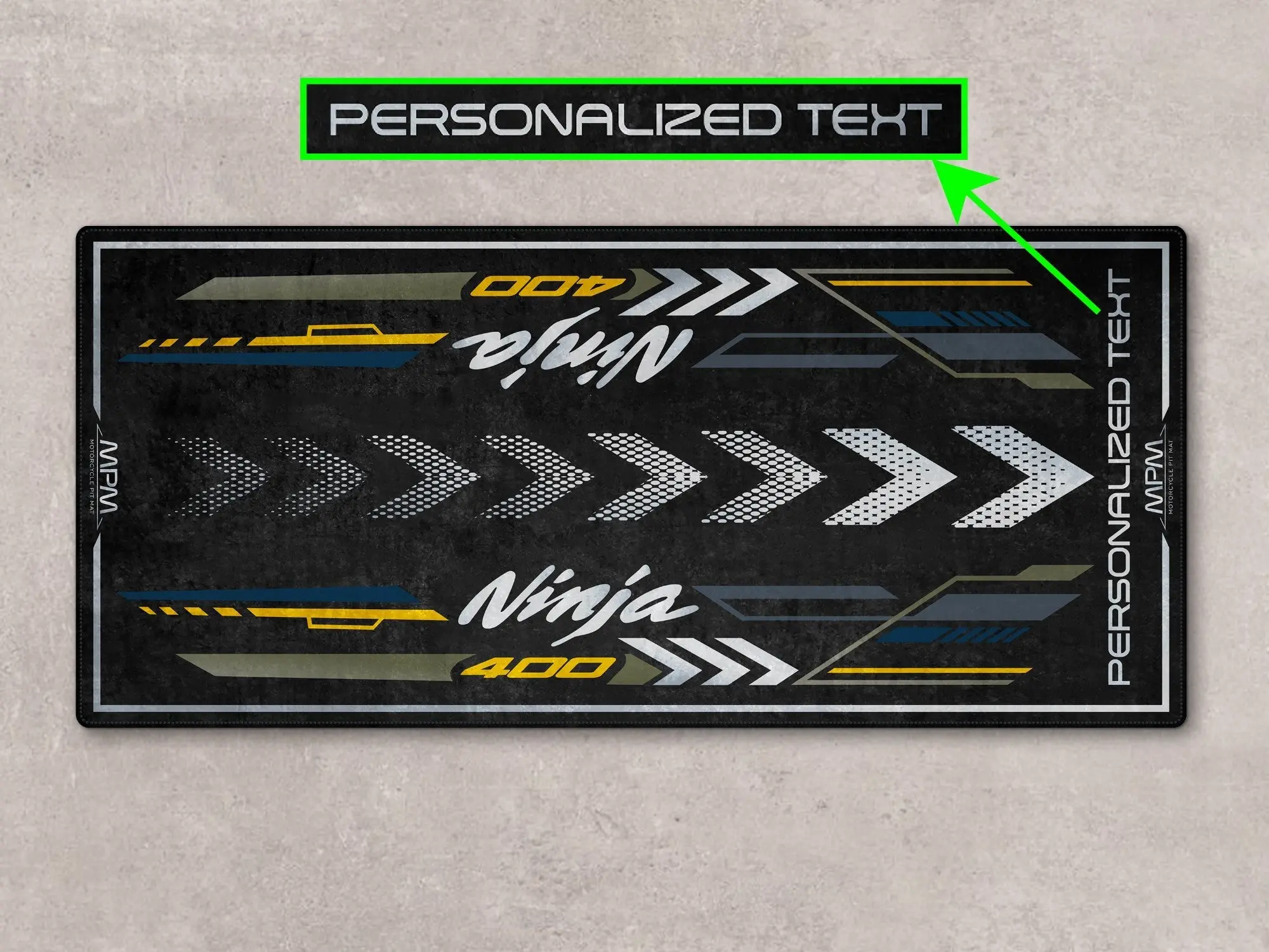 Designed Pit Mat for Kawasaki Ninja 400 Motorcycle - MM7386 - Image 9