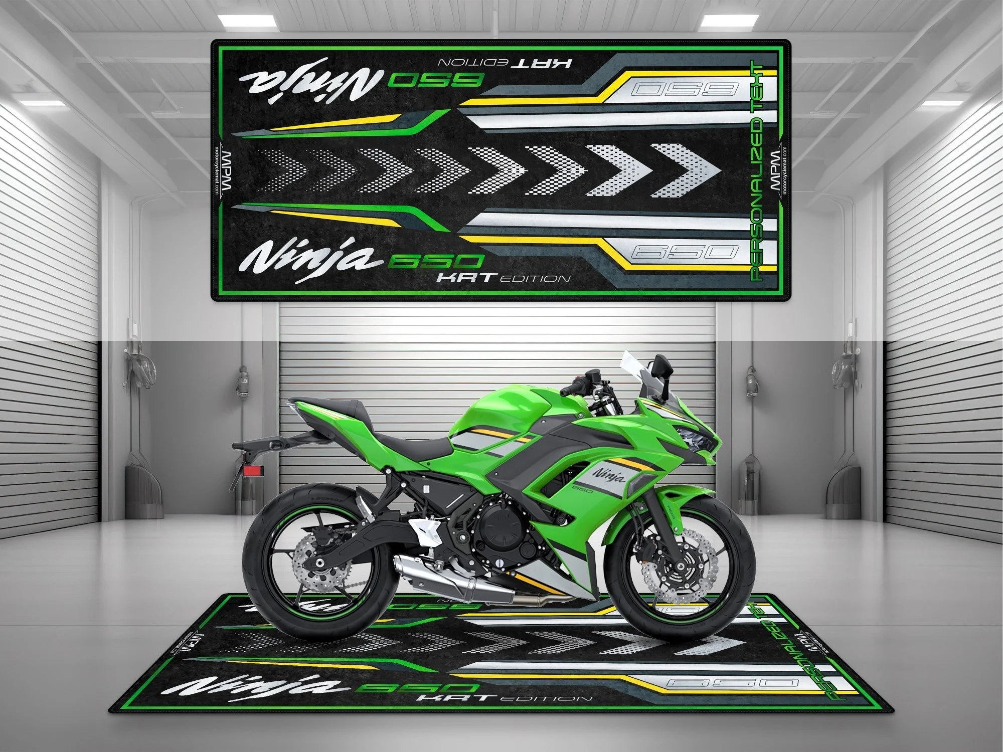 Designed Pit Mat for Kawasaki Ninja 650 KRT Edition Motorcycle - MM7389 - Image 3