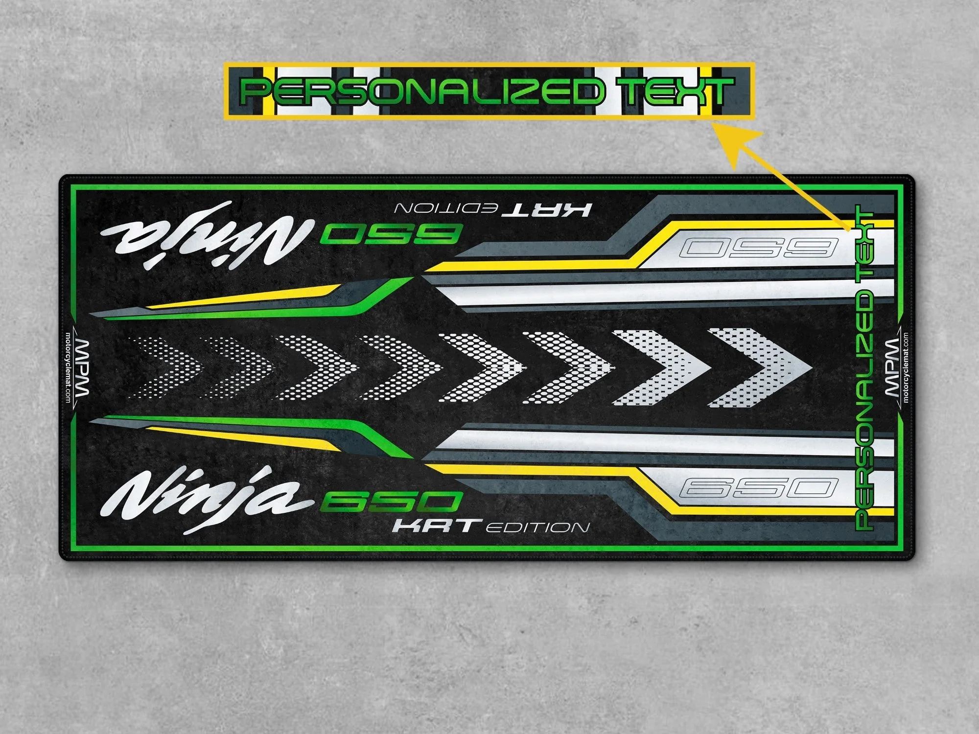 Designed Pit Mat for Kawasaki Ninja 650 KRT Edition Motorcycle - MM7389 - Image 4