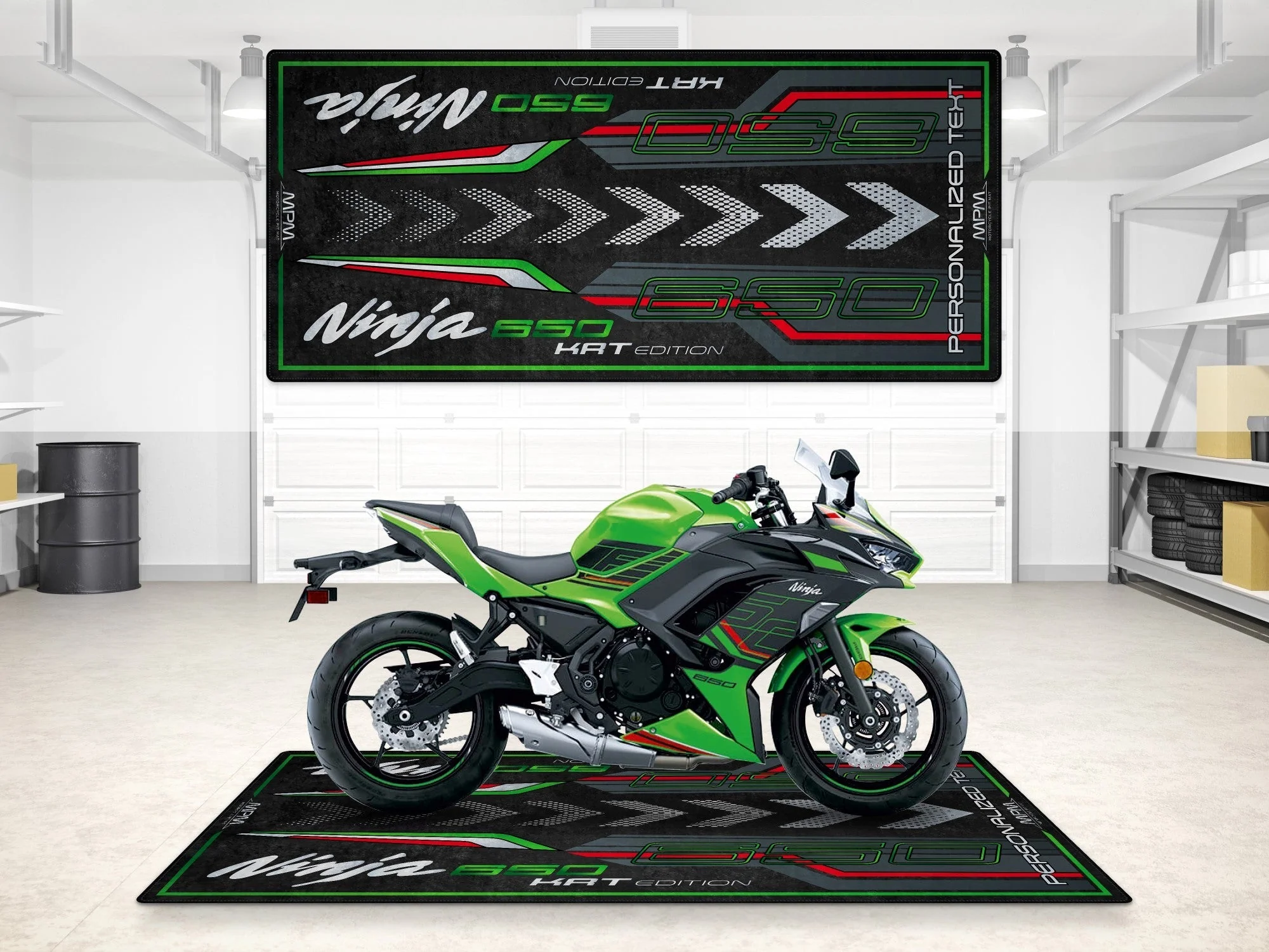 Designed Pit Mat for Kawasaki Ninja 650 KRT Edition Motorcycle - MM7389 - Image 7