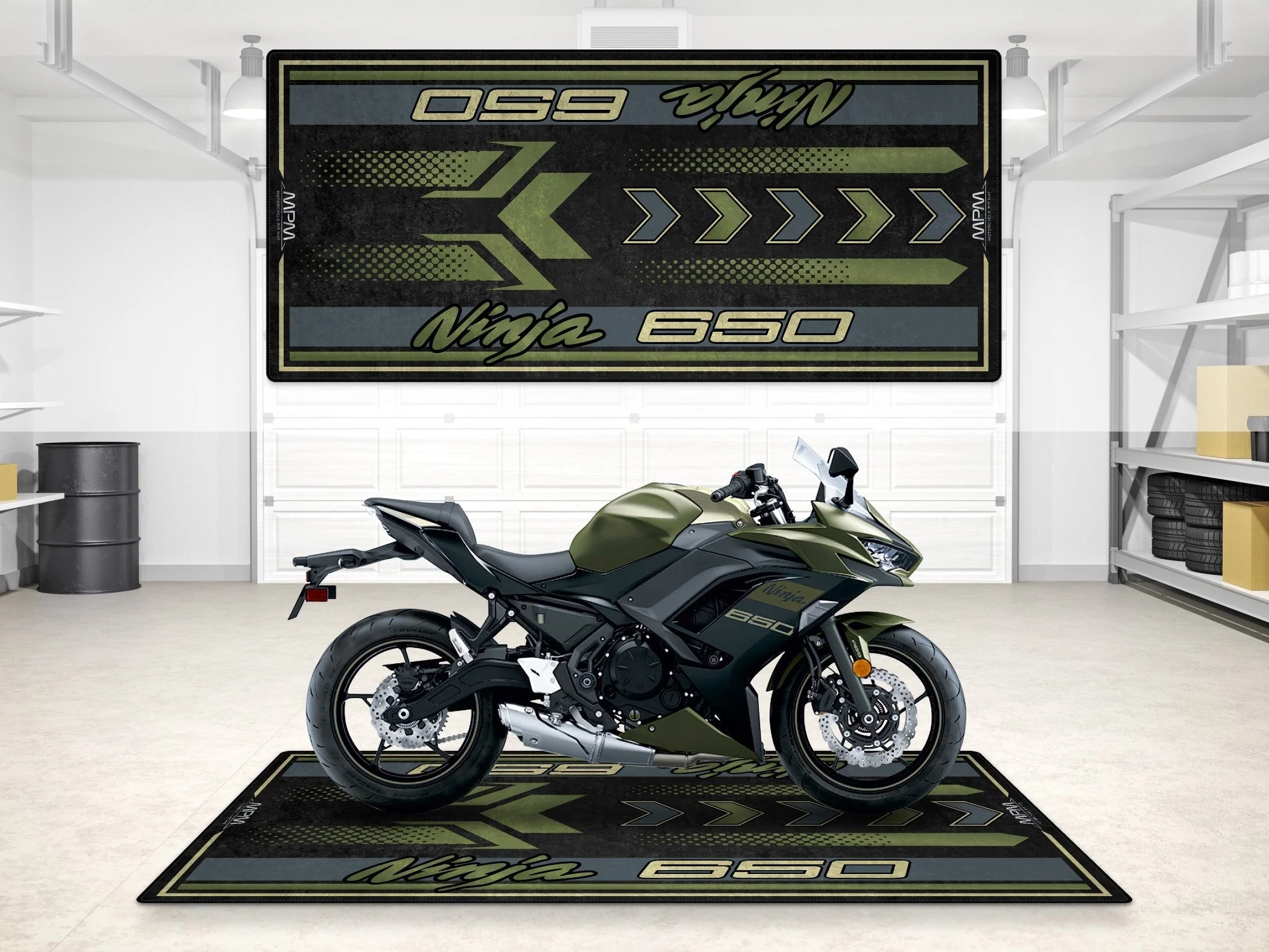 Designed Pit Mat for Kawasaki Ninja 650 Motorcycle - MM7388 - Image 13