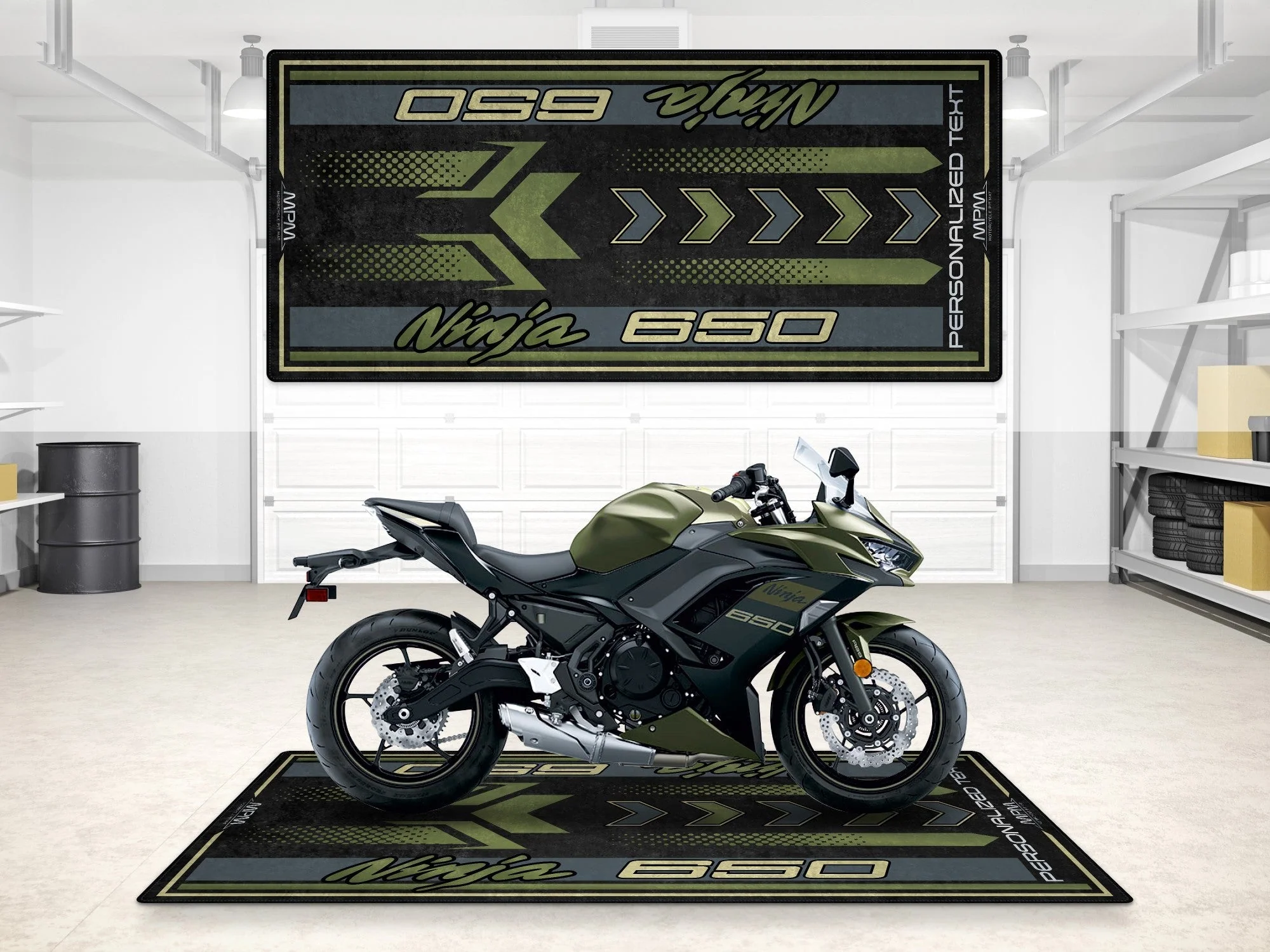 Designed Pit Mat for Kawasaki Ninja 650 Motorcycle - MM7388 - Image 15