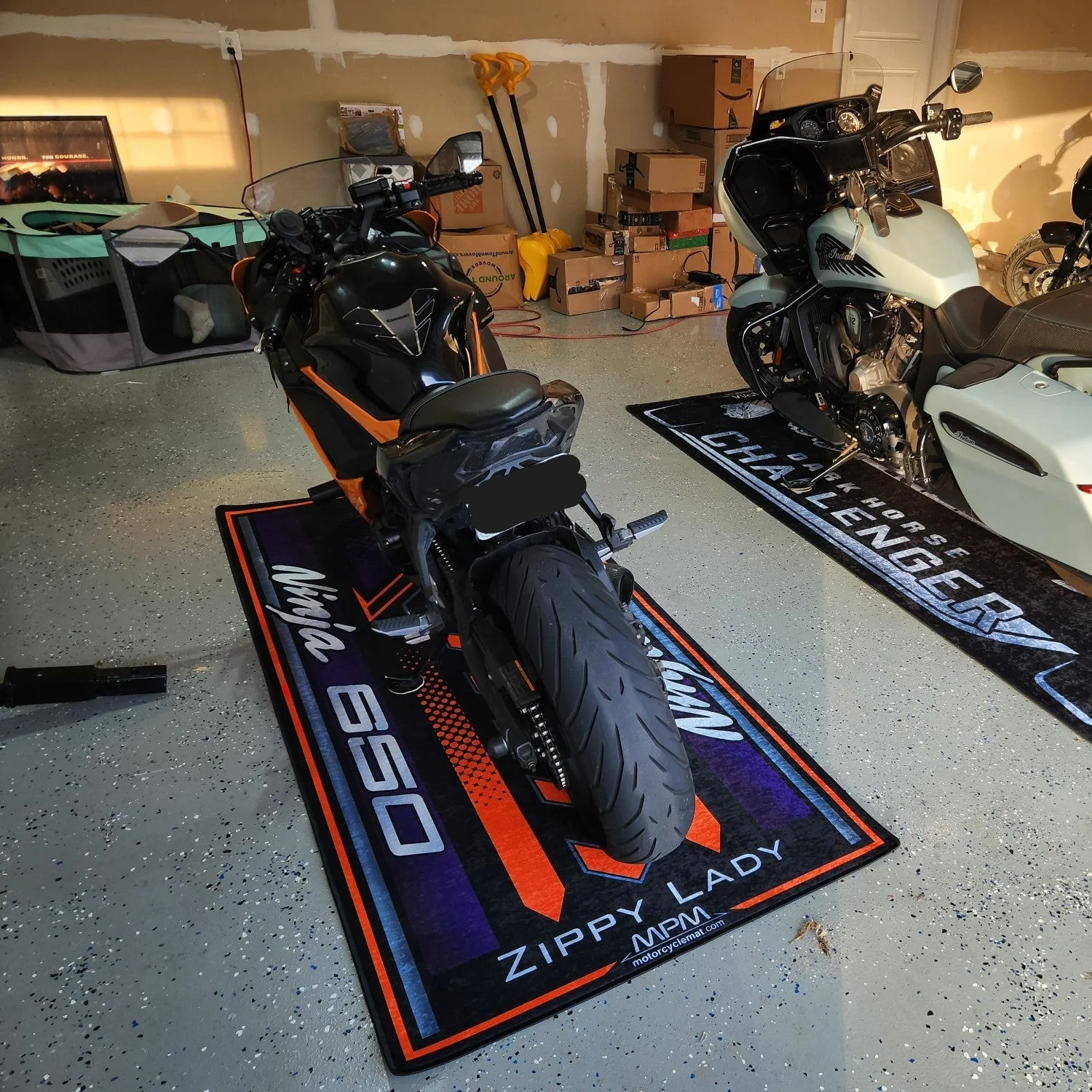 Designed Pit Mat for Kawasaki Ninja 650 Motorcycle - MM7388 - Image 21