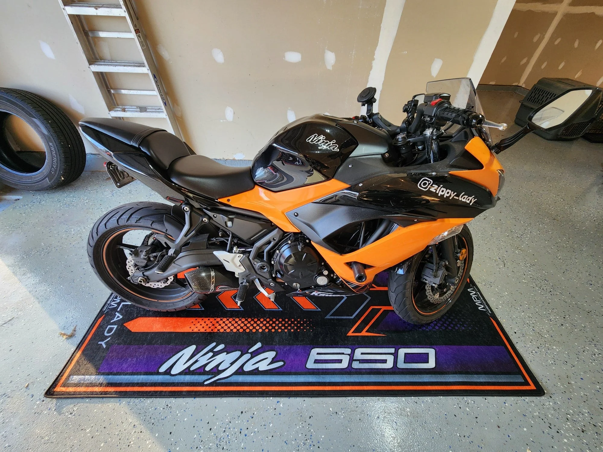 Designed Pit Mat for Kawasaki Ninja 650 Motorcycle - MM7388 - Image 22