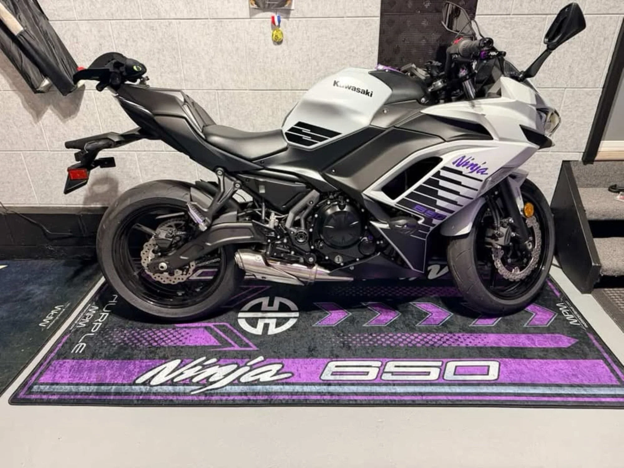 Designed Pit Mat for Kawasaki Ninja 650 Motorcycle - MM7388 - Image 24