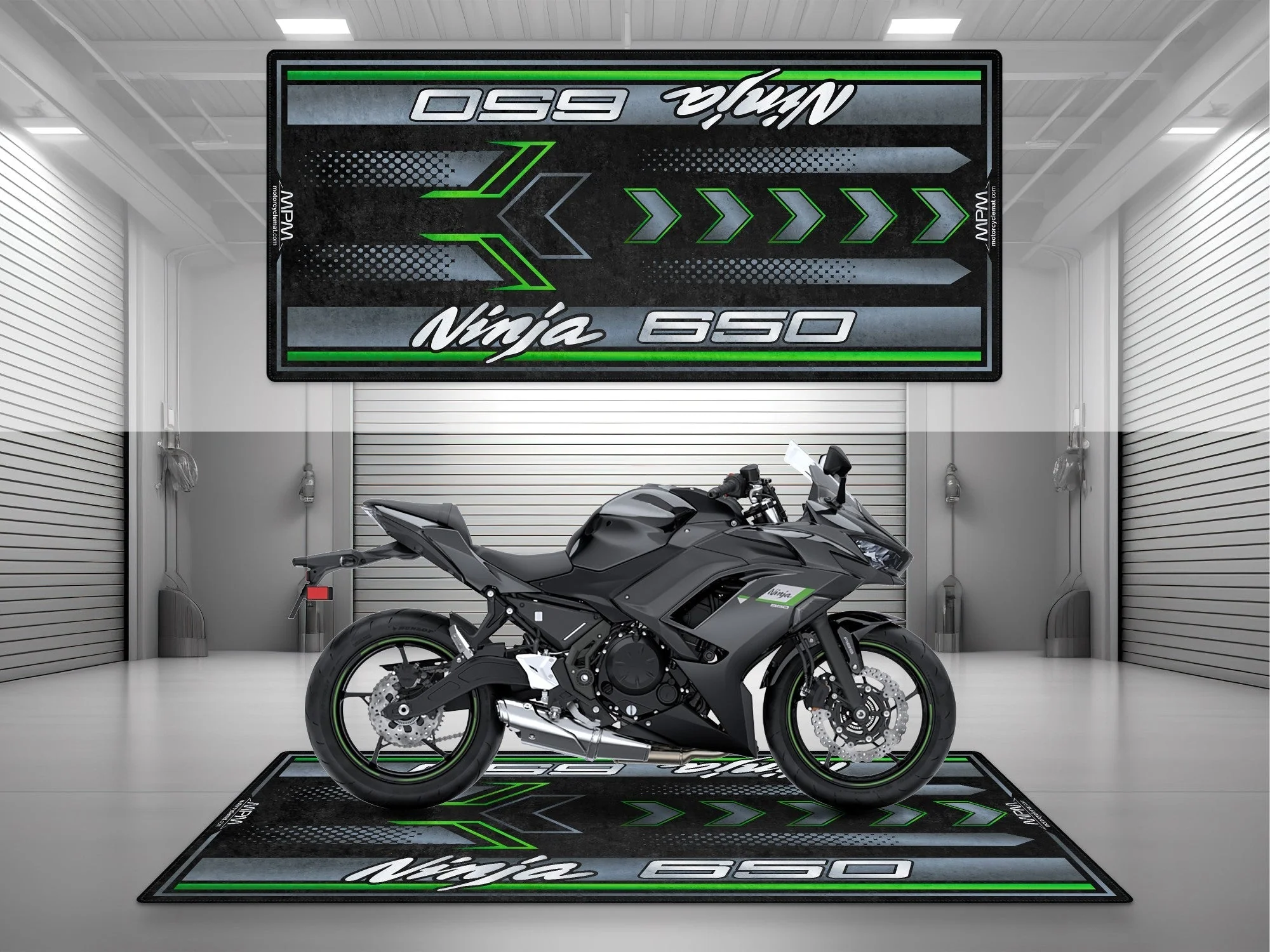 Designed Pit Mat for Kawasaki Ninja 650 Motorcycle - MM7388 - Image 5