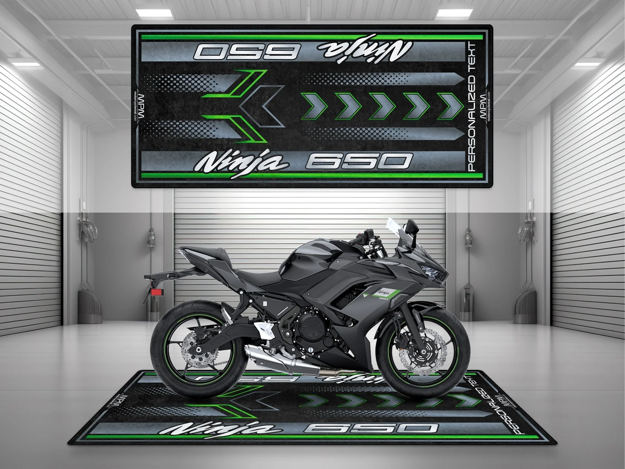 Designed Pit Mat for Kawasaki Ninja 650 Motorcycle - MM7388 - Image 7