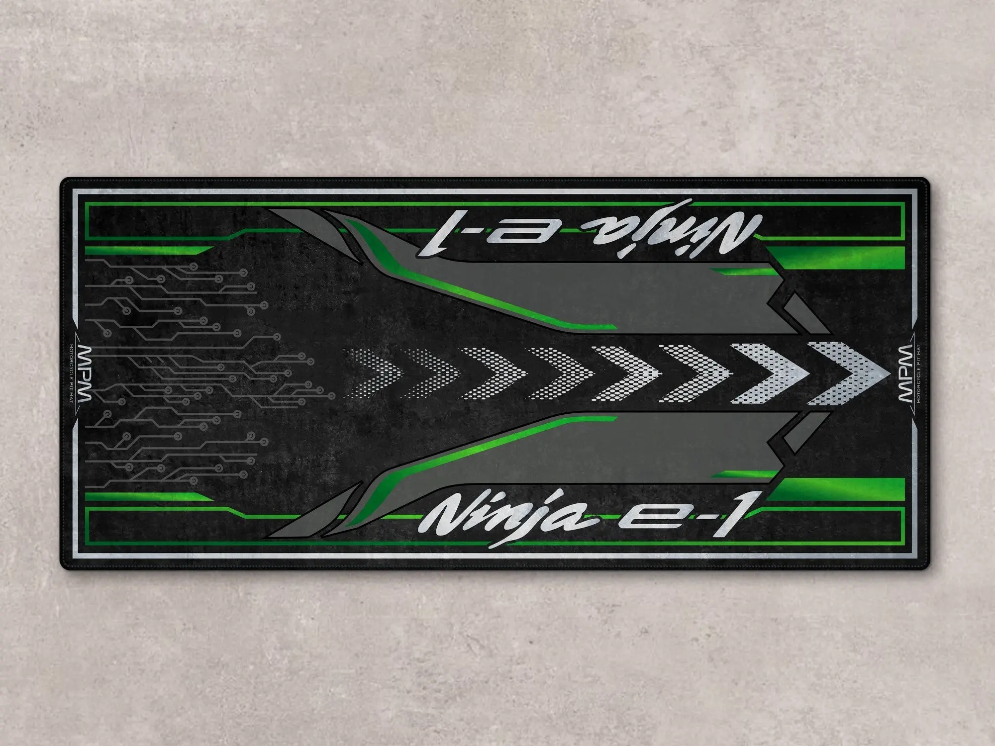 Designed Pit Mat for Kawasaki Ninja e-1 Motorcycle - MM7385 - Image 2