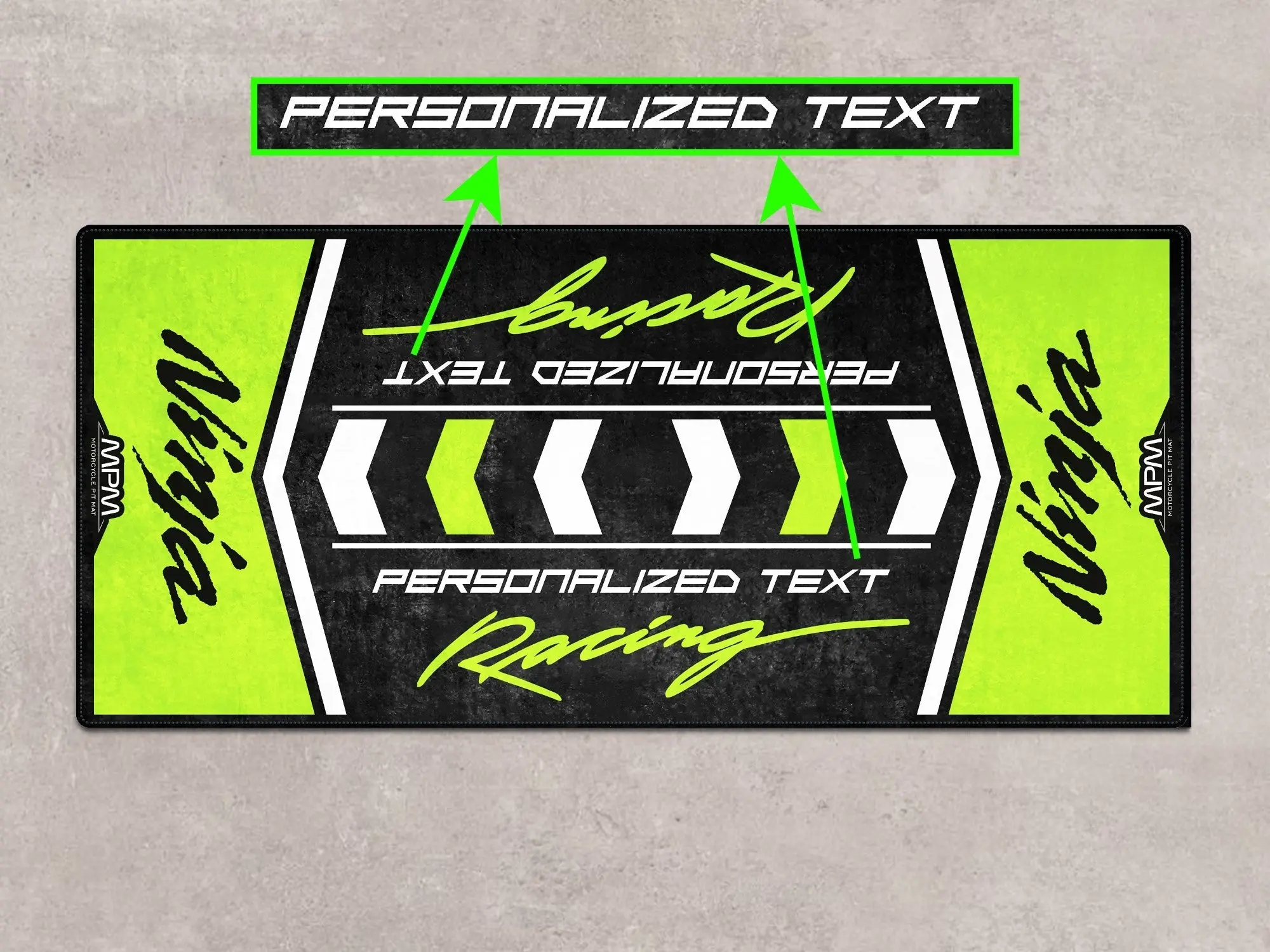 Designed Pit Mat for Kawasaki Ninja Motorcycle - MM7136 - Image 4
