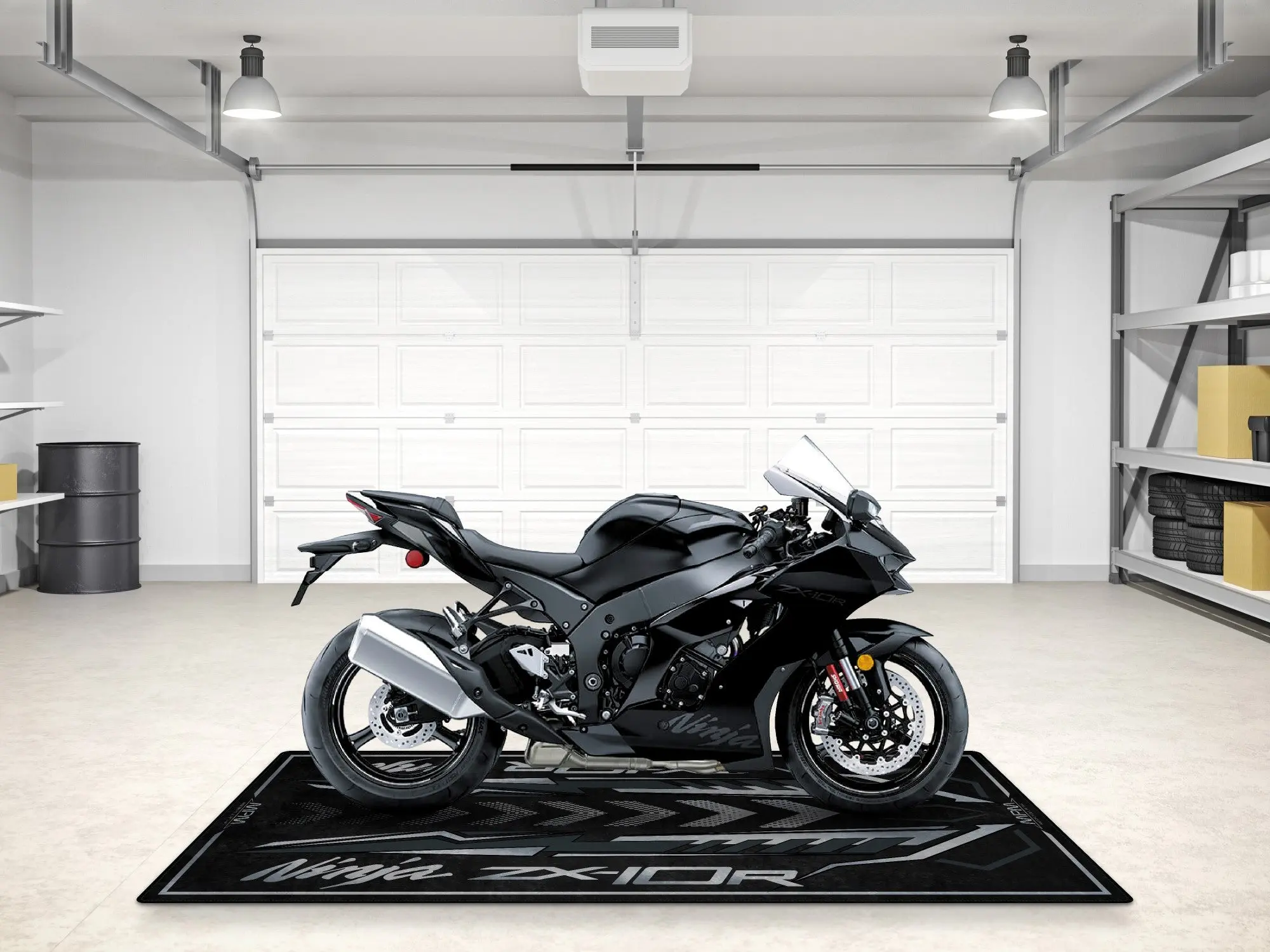 Designed Pit Mat for Kawasaki Ninja ZX-10R 2024 Motorcycle - MM7398 - Image 5