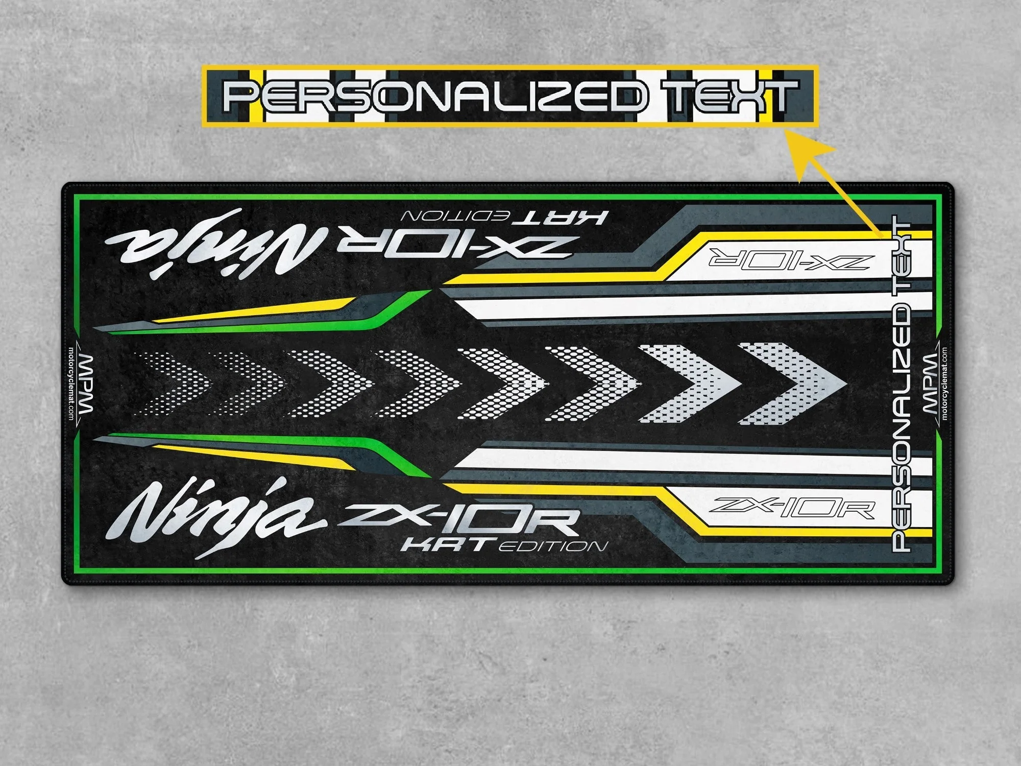 Designed Pit Mat for Kawasaki Ninja ZX-10R KRT Edition Motorcycle - MM7399 - Image 4