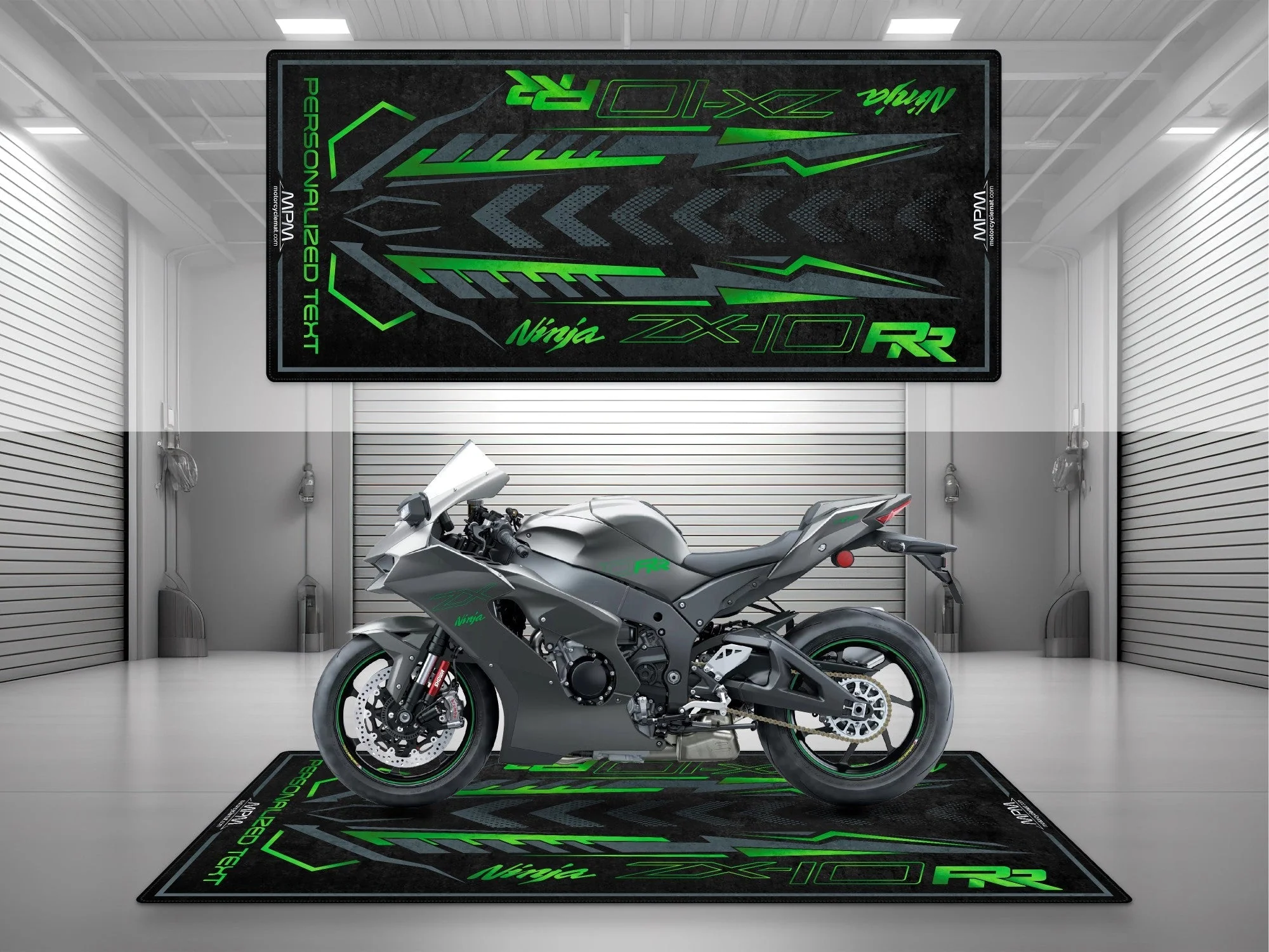 Designed Pit Mat for Kawasaki Ninja ZX-10RR 2024 Motorcycle - MM7401 - Image 3