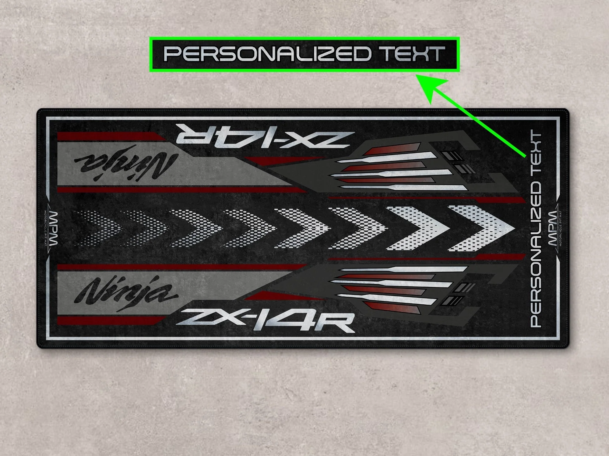 Designed Pit Mat for Kawasaki Ninja ZX-14R Motorcycle - MM7403 - Image 12
