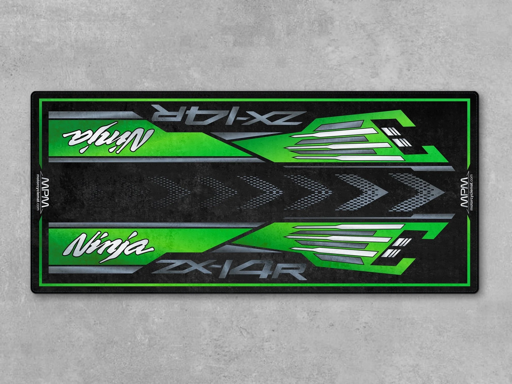 Designed Pit Mat for Kawasaki Ninja ZX-14R Motorcycle - MM7403 - Image 2