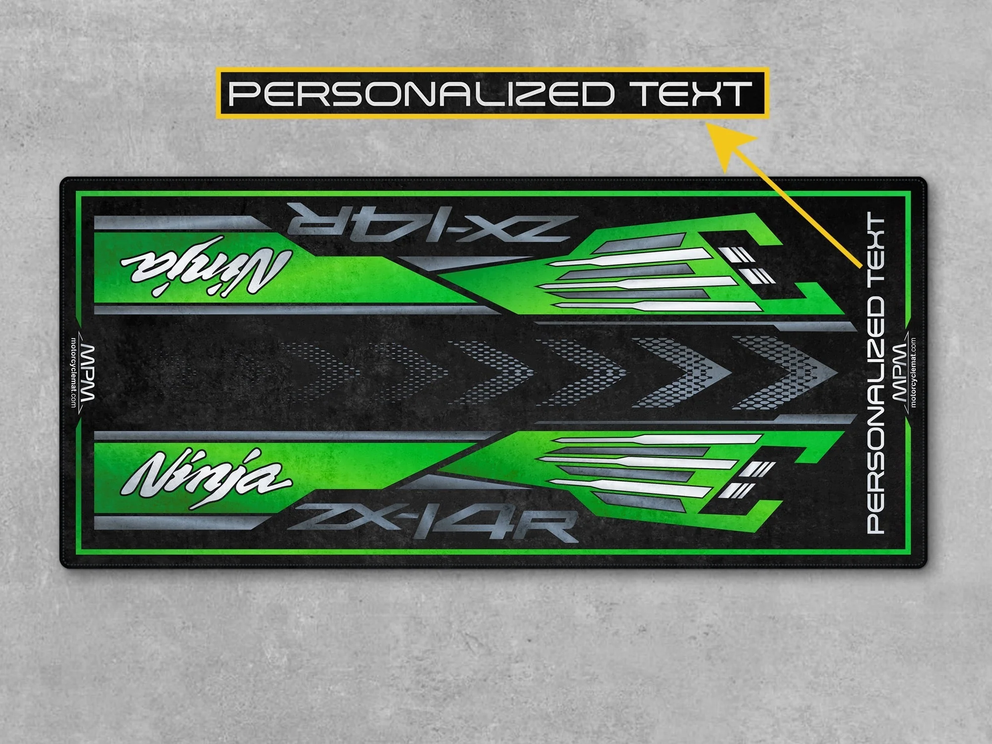 Designed Pit Mat for Kawasaki Ninja ZX-14R Motorcycle - MM7403 - Image 4