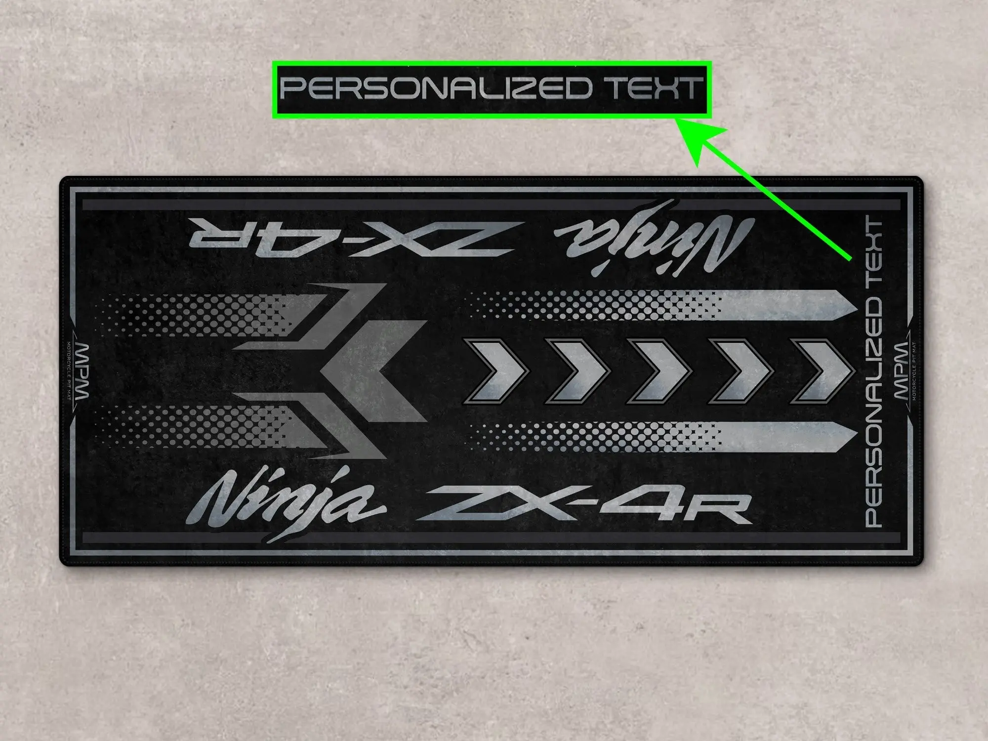 Designed Pit Mat for Kawasaki Ninja ZX-4R Motorcycle - MM7391 - Image 4