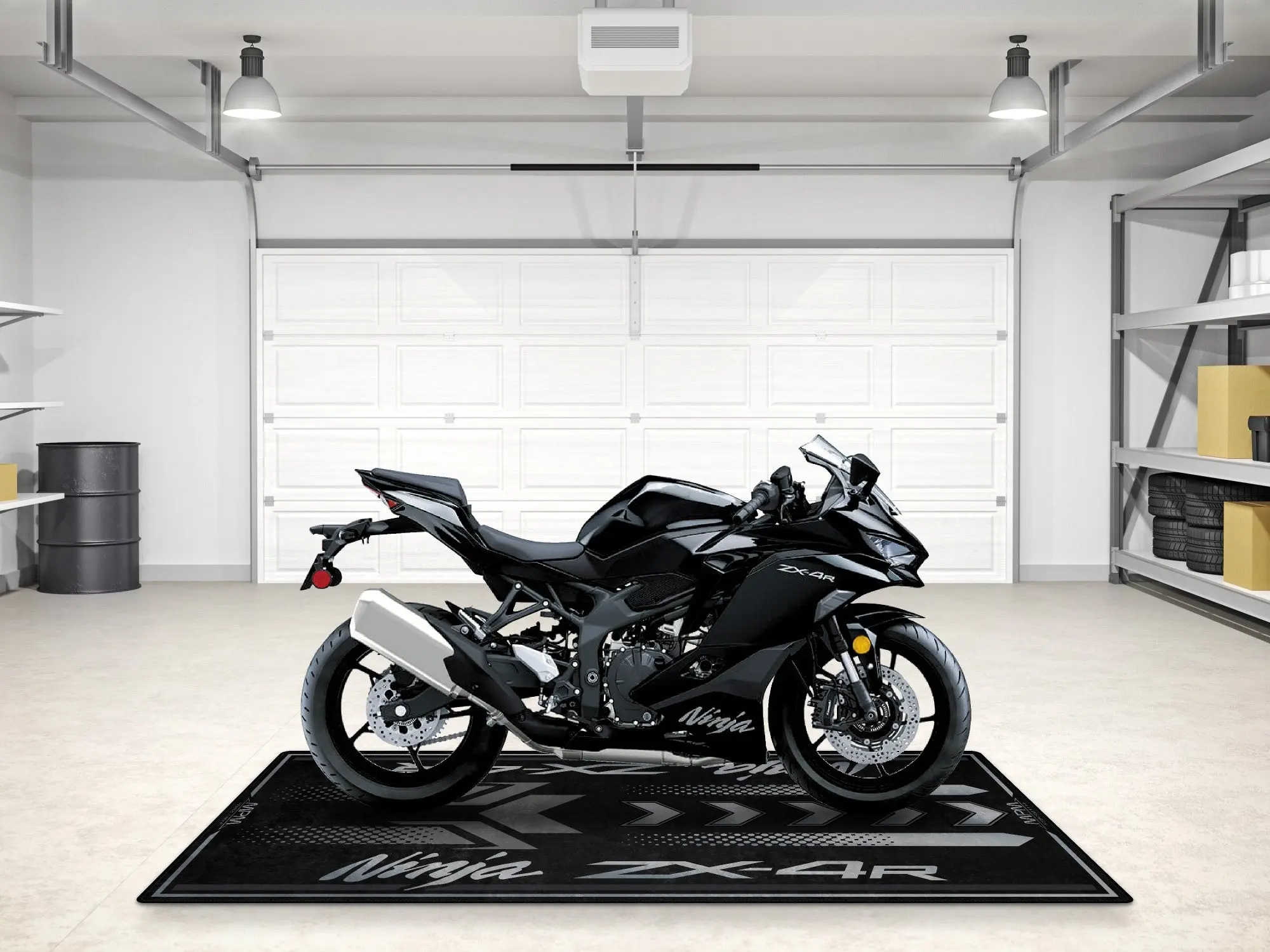 Designed Pit Mat for Kawasaki Ninja ZX-4R Motorcycle - MM7391 - Image 5