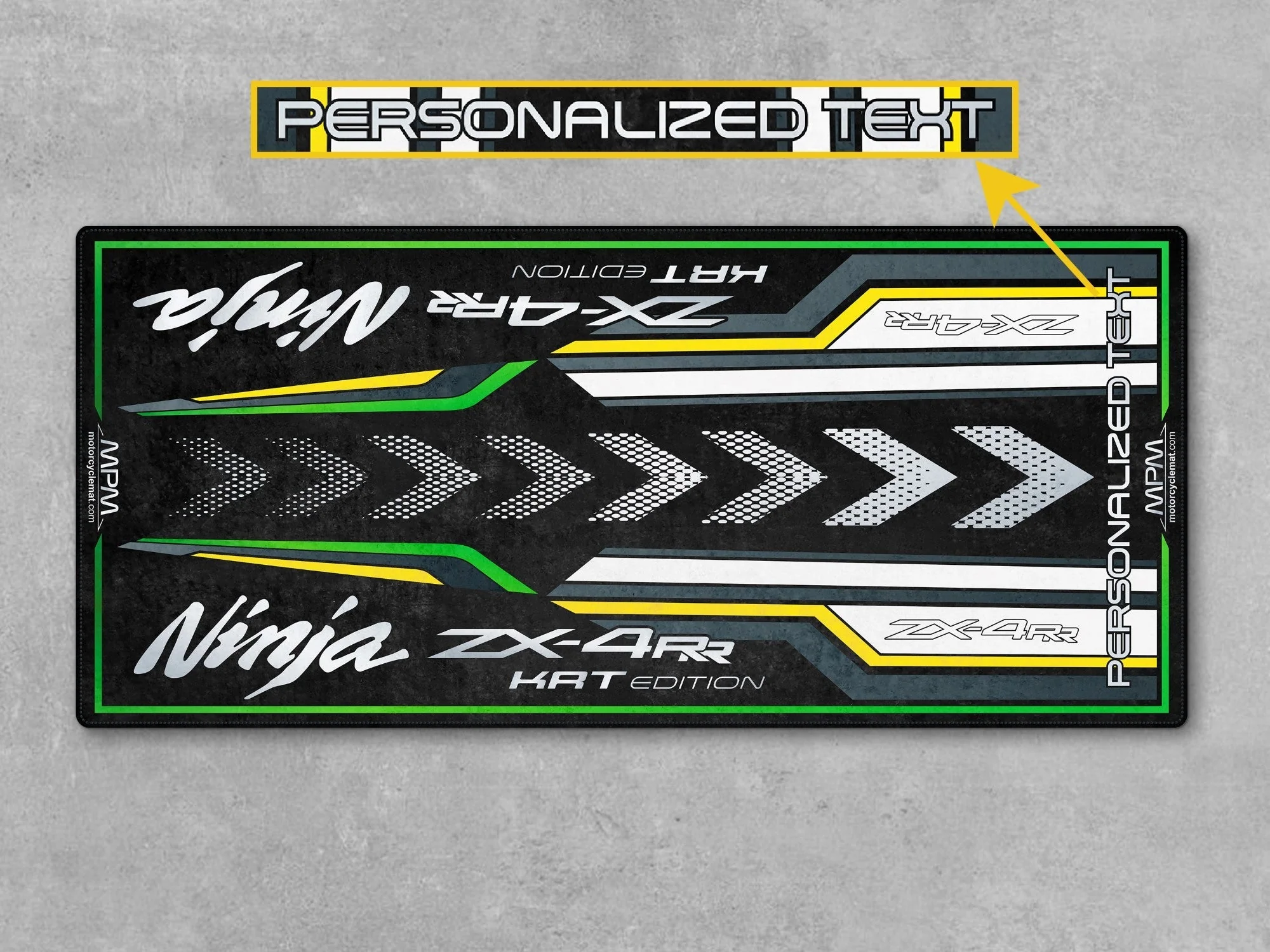 Designed Pit Mat for Kawasaki Ninja ZX-4RR KRT Edition Motorcycle - MM7393 - Image 4