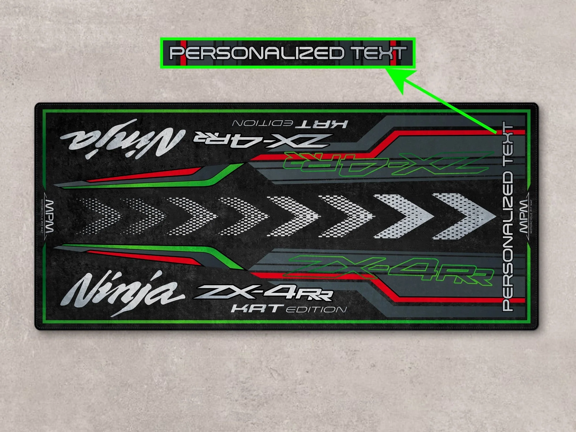 Designed Pit Mat for Kawasaki Ninja ZX-4RR KRT Edition Motorcycle - MM7393 - Image 8