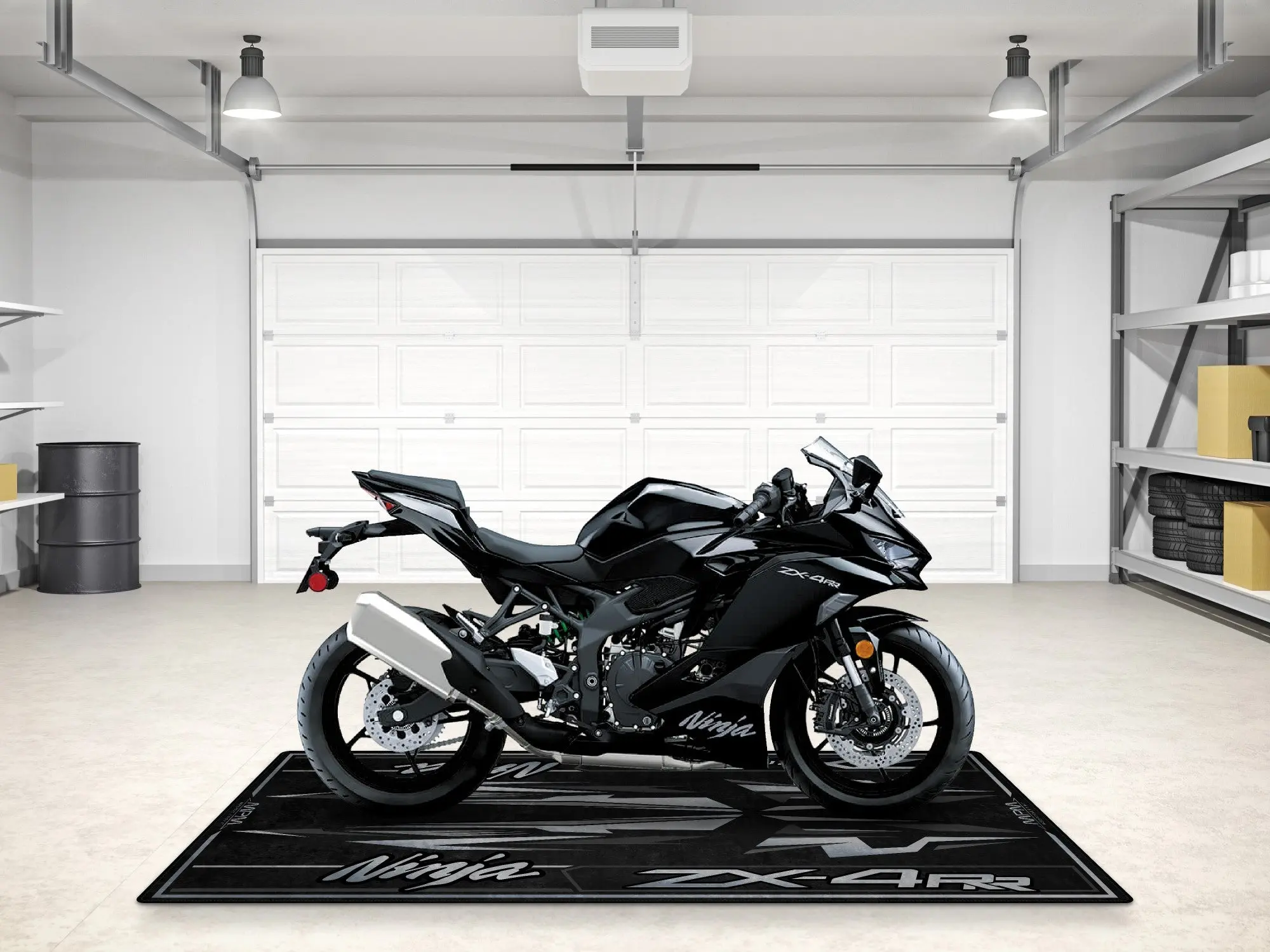 Designed Pit Mat for Kawasaki Ninja ZX-4RR Motorcycle - MM7392 - Image 5