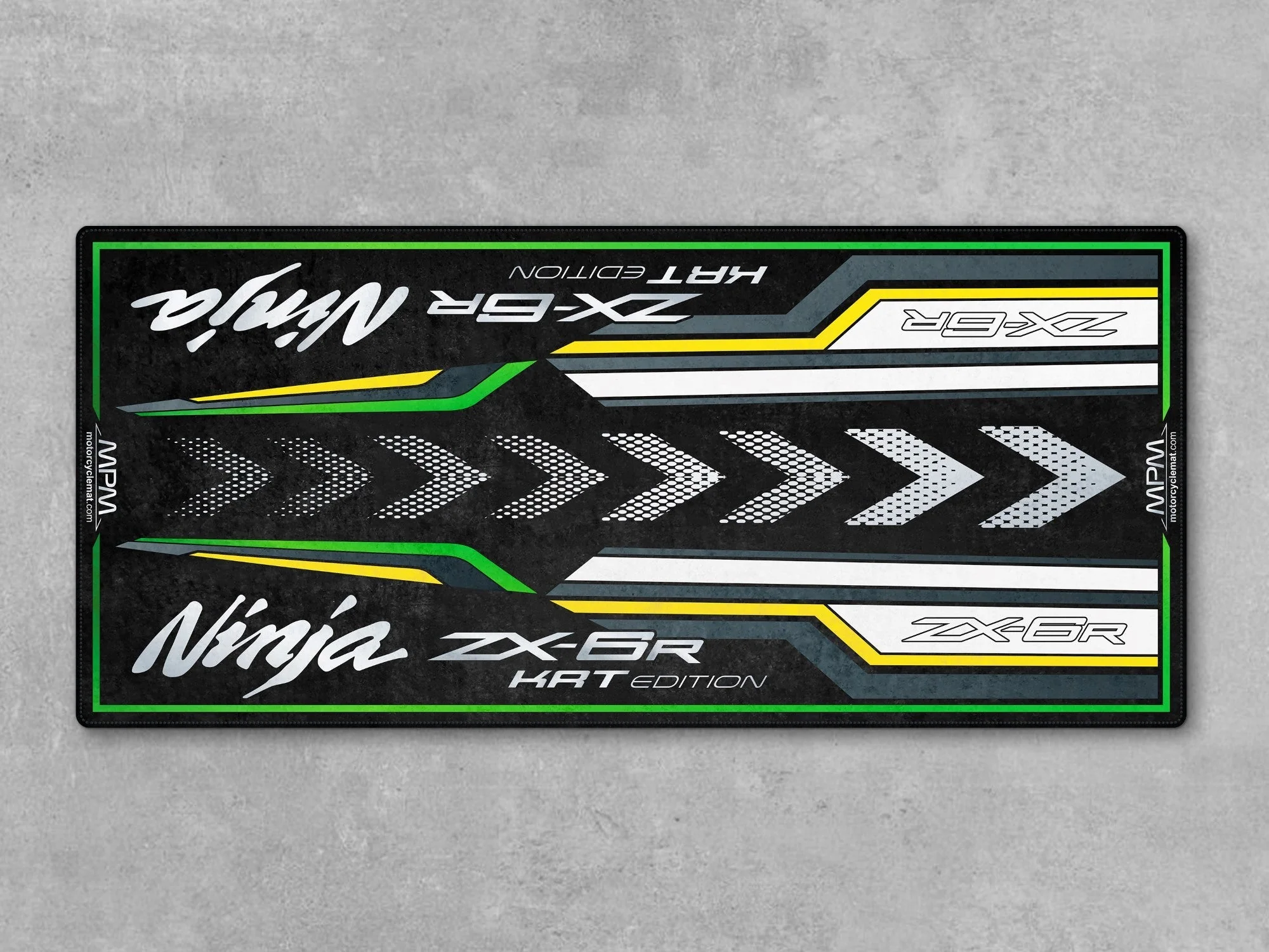 Designed Pit Mat for Kawasaki Ninja ZX-6R KRT Edition Motorcycle - MM7396 - Image 2