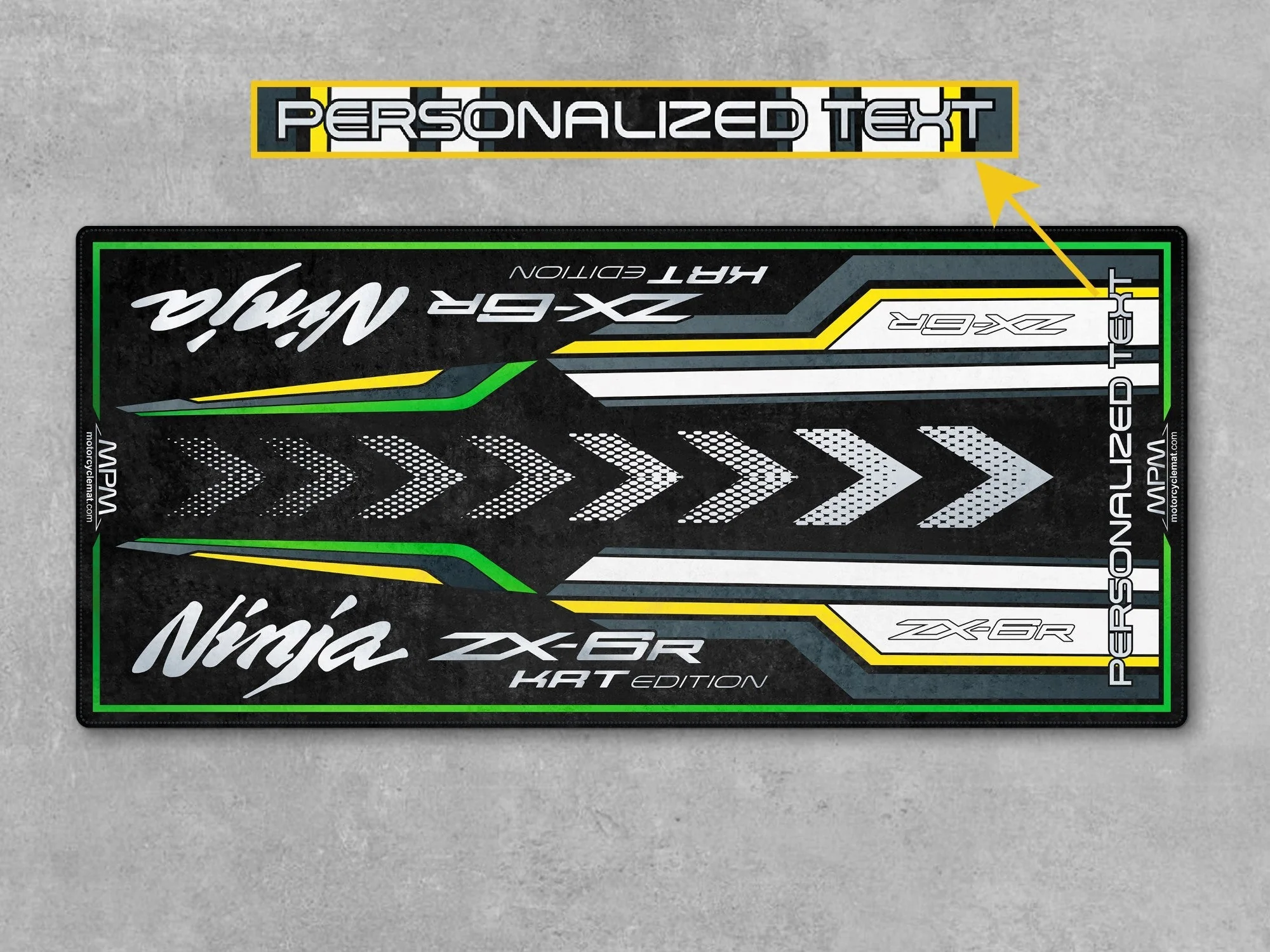 Designed Pit Mat for Kawasaki Ninja ZX-6R KRT Edition Motorcycle - MM7396 - Image 4