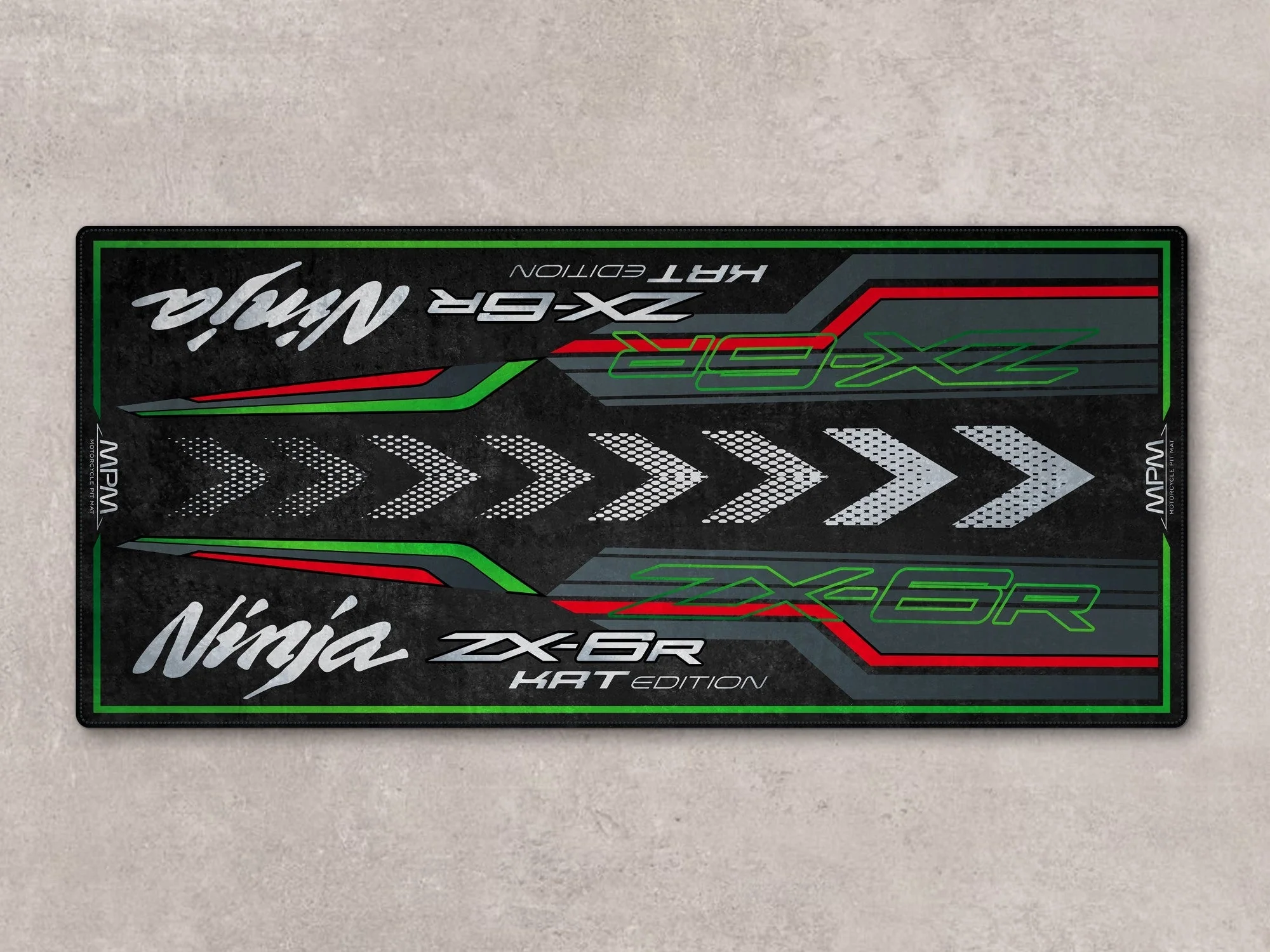 Designed Pit Mat for Kawasaki Ninja ZX-6R KRT Edition Motorcycle - MM7396 - Image 6