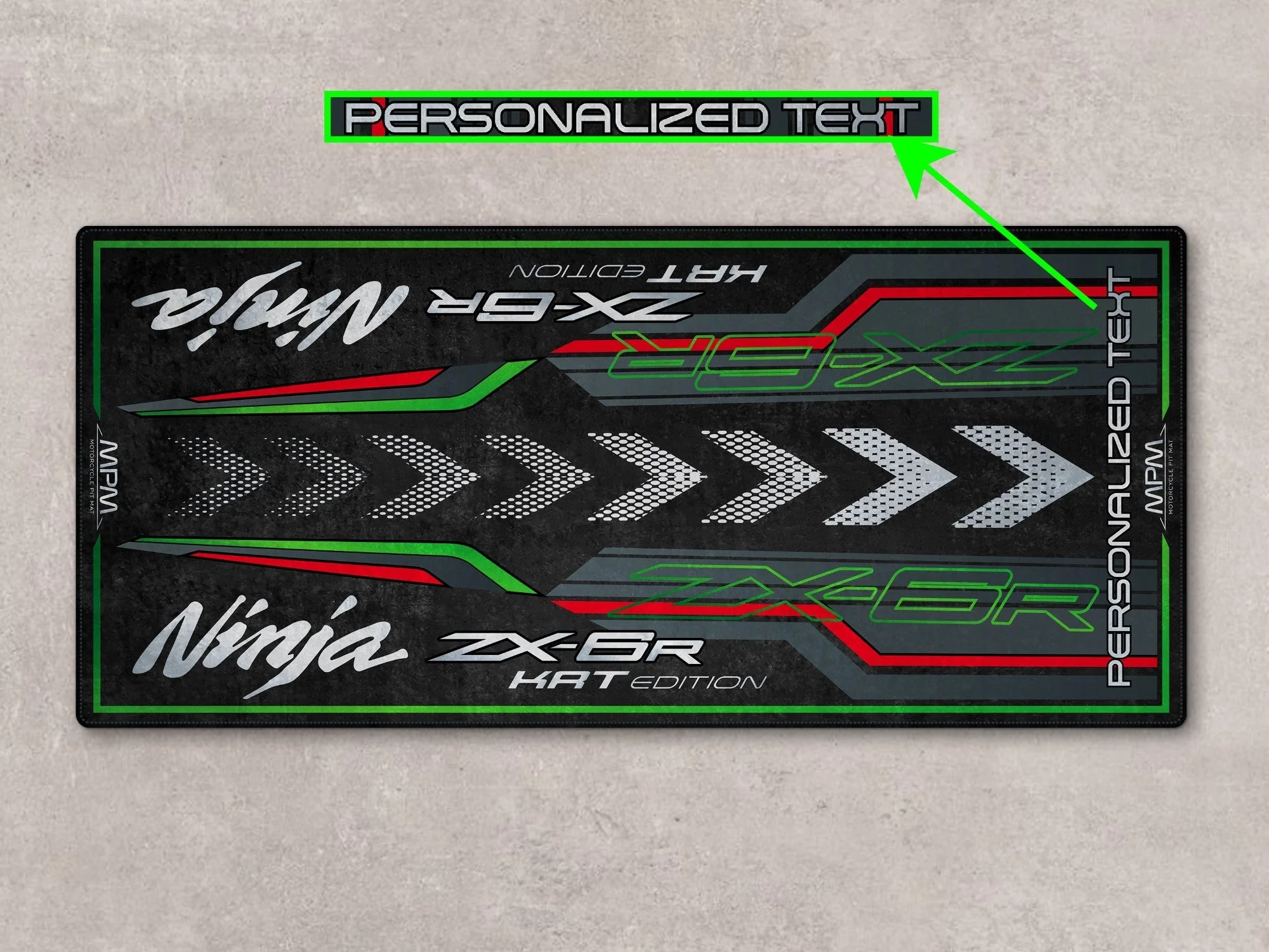 Designed Pit Mat for Kawasaki Ninja ZX-6R KRT Edition Motorcycle - MM7396 - Image 8