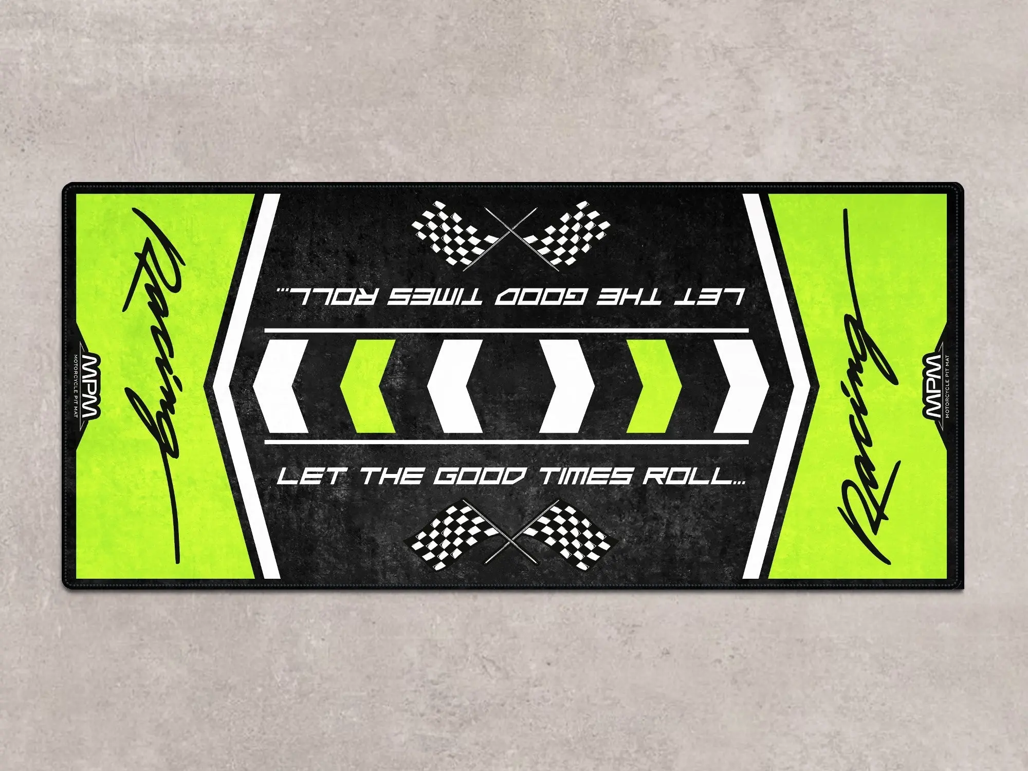 Designed Pit Mat for Kawasaki Racing Motorcycle - MM7135 - Image 2