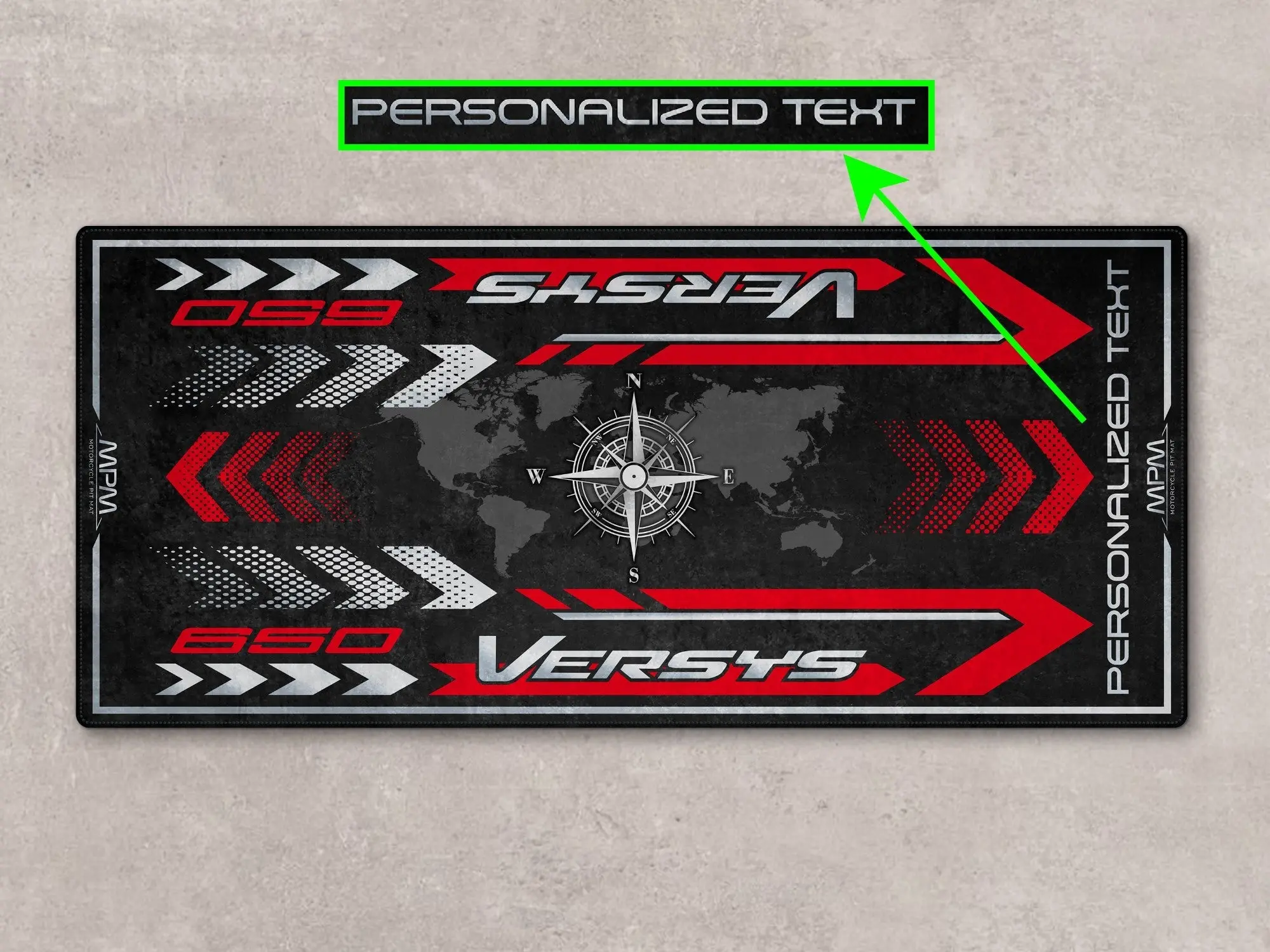 Designed Pit Mat for Kawasaki Versys 650 LT Motorcycle - MM7420 - Image 4