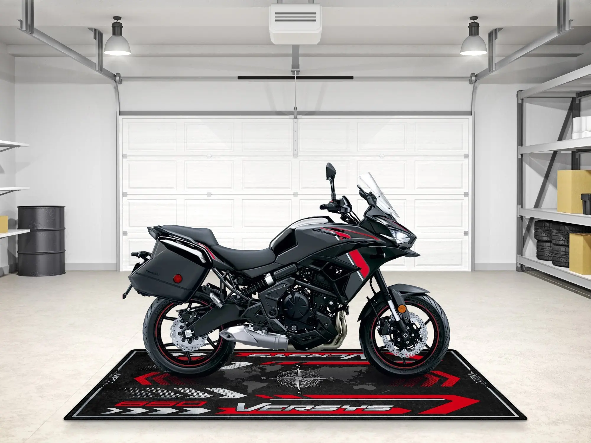 Designed Pit Mat for Kawasaki Versys 650 LT Motorcycle - MM7420 - Image 5