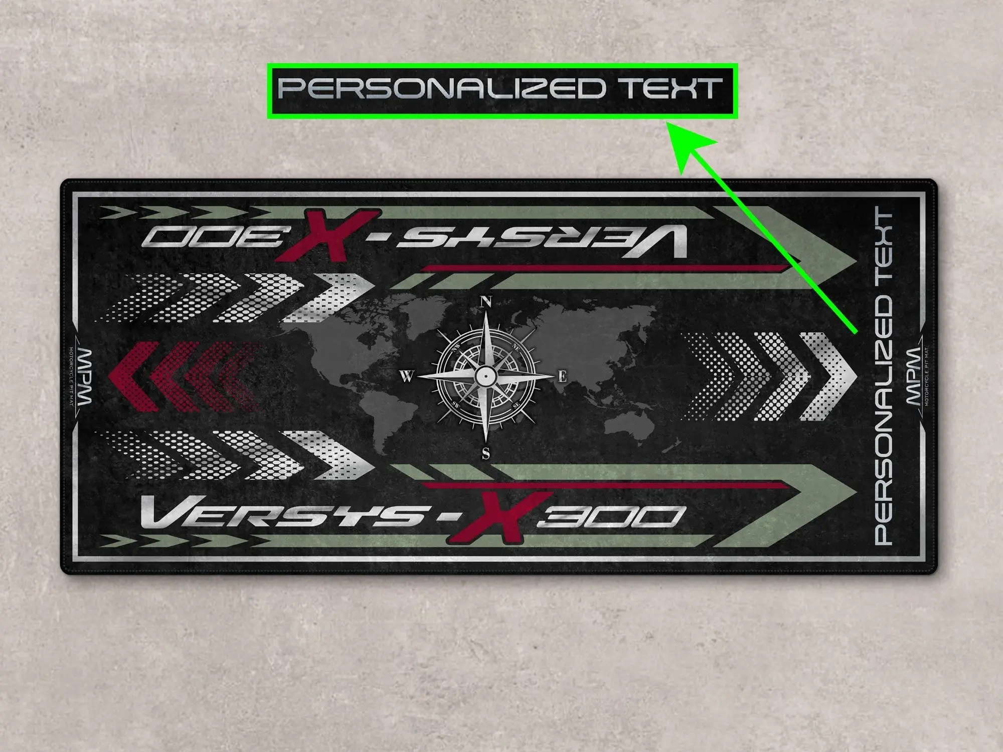 Designed Pit Mat for Kawasaki Versys-X 300 Motorcycle - MM7419 - Image 4