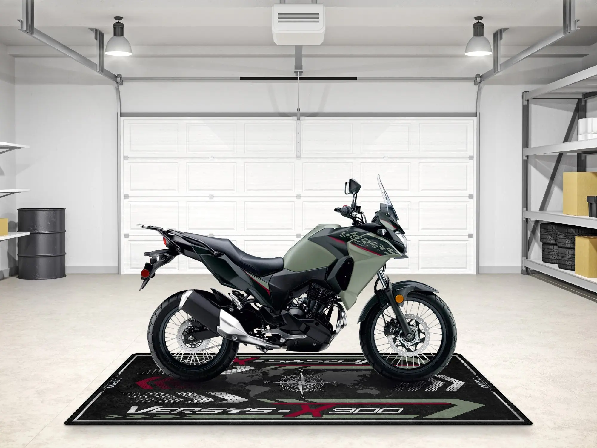 Designed Pit Mat for Kawasaki Versys-X 300 Motorcycle - MM7419 - Image 5