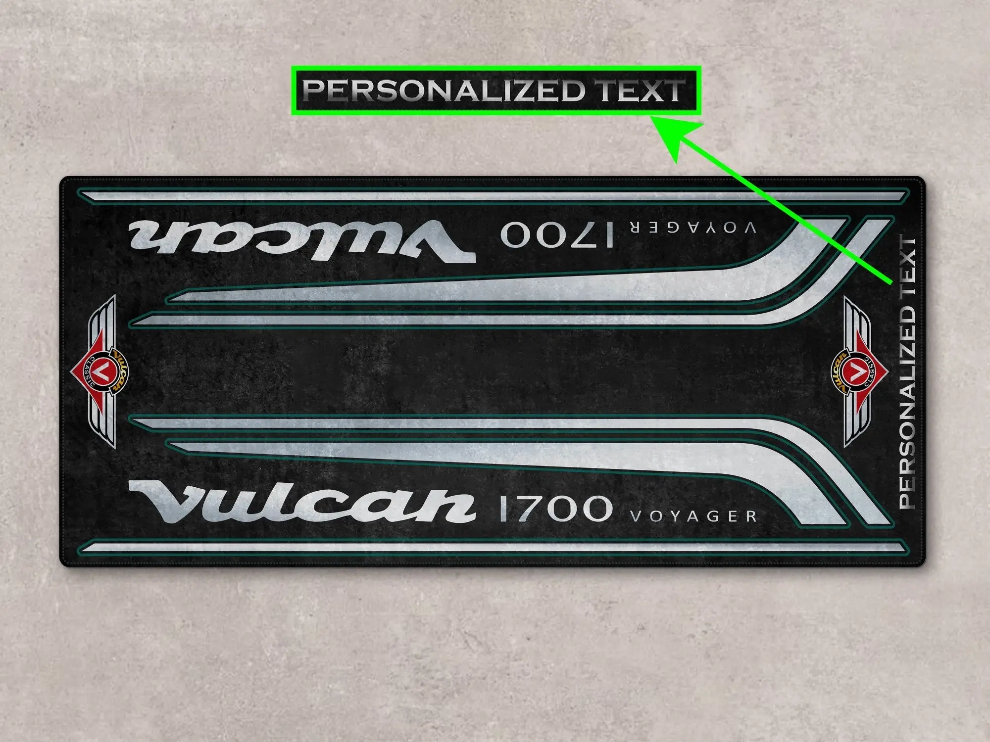 Designed Pit Mat for Kawasaki Vulcan 1700 Voyager Motorcycle - MM7430 - Image 4