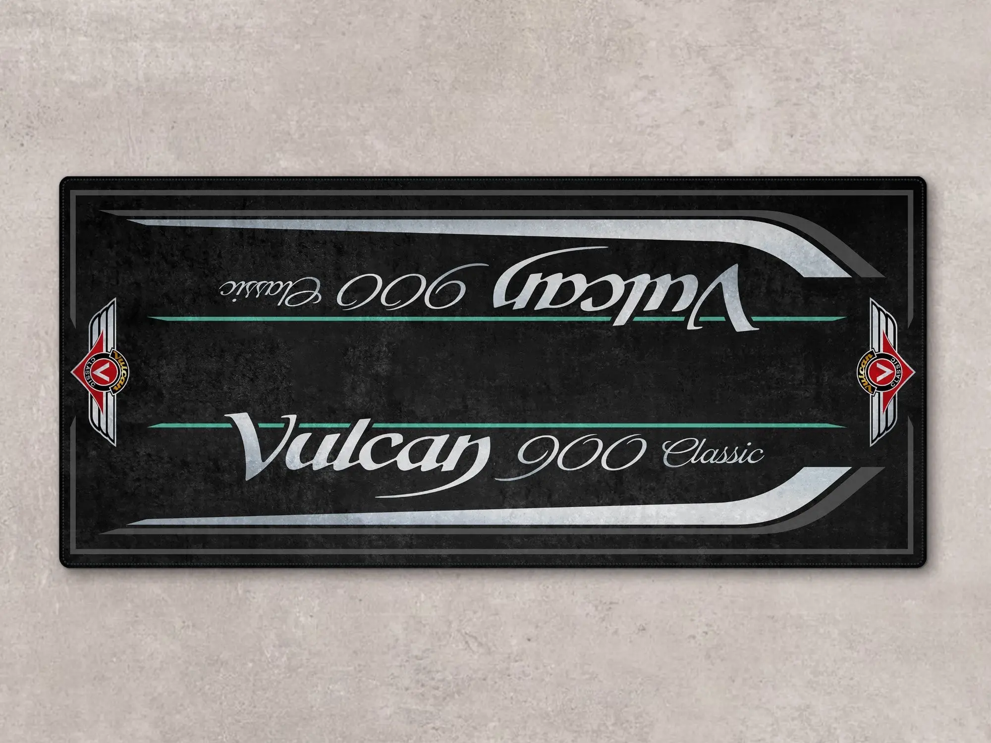 Designed Pit Mat for Kawasaki Vulcan 900 Classic LT Motorcycle - MM7428 - Image 2