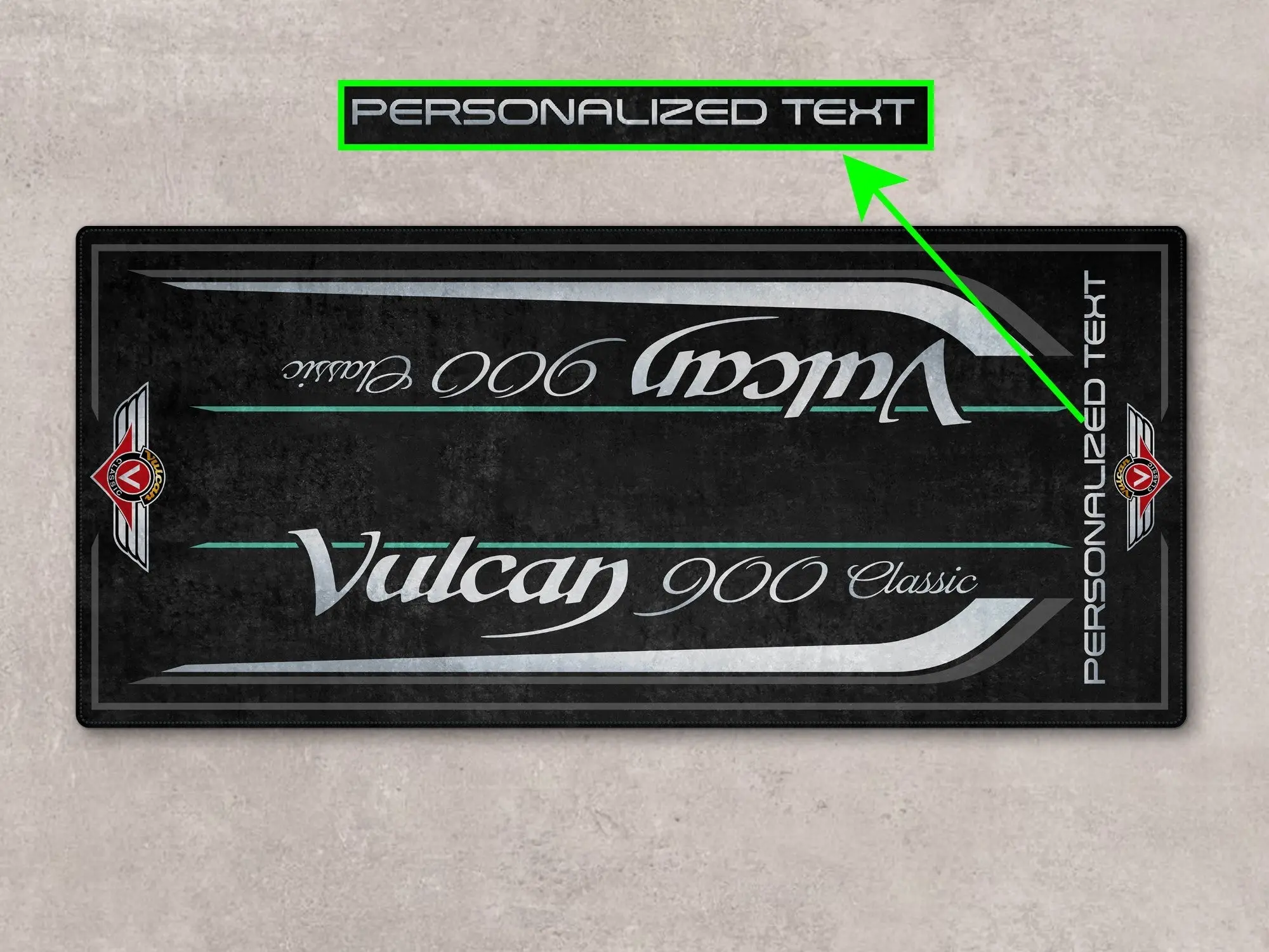 Designed Pit Mat for Kawasaki Vulcan 900 Classic LT Motorcycle - MM7428 - Image 4