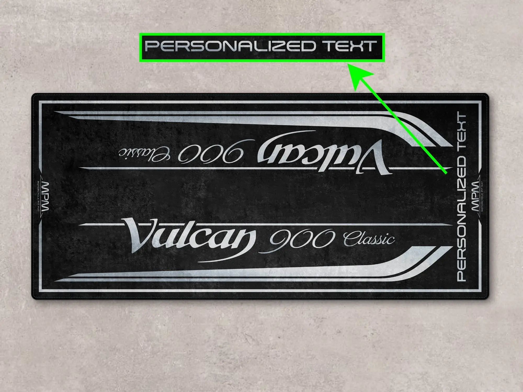 Designed Pit Mat for Kawasaki Vulcan 900 Classic Motorcycle - MM7426 - Image 4