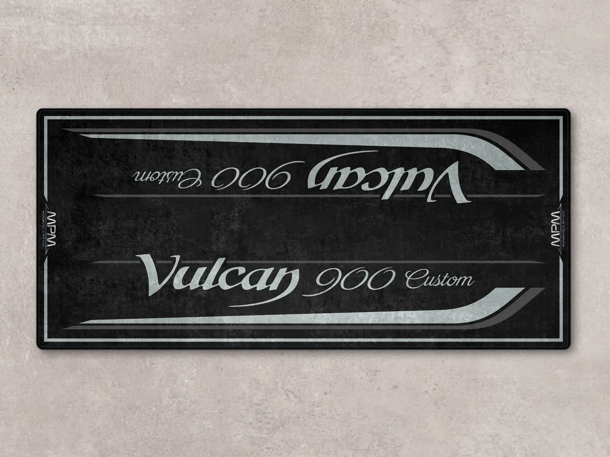 Designed Pit Mat for Kawasaki Vulcan 900 Custom Motorcycle - MM7427 - Image 2