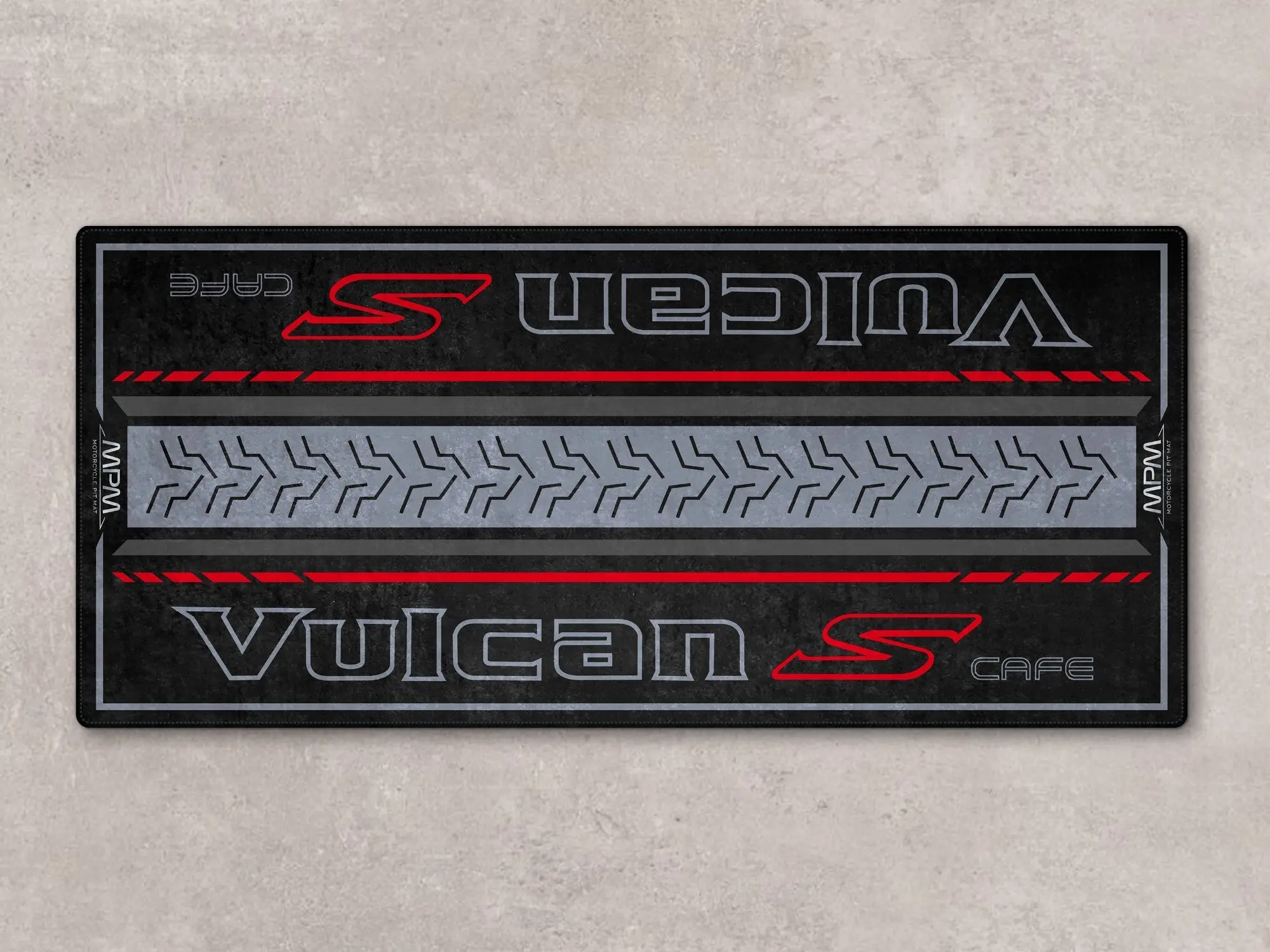 Designed Pit Mat for Kawasaki Vulcan S Cafe Motorcycle - MM7425 - Image 2