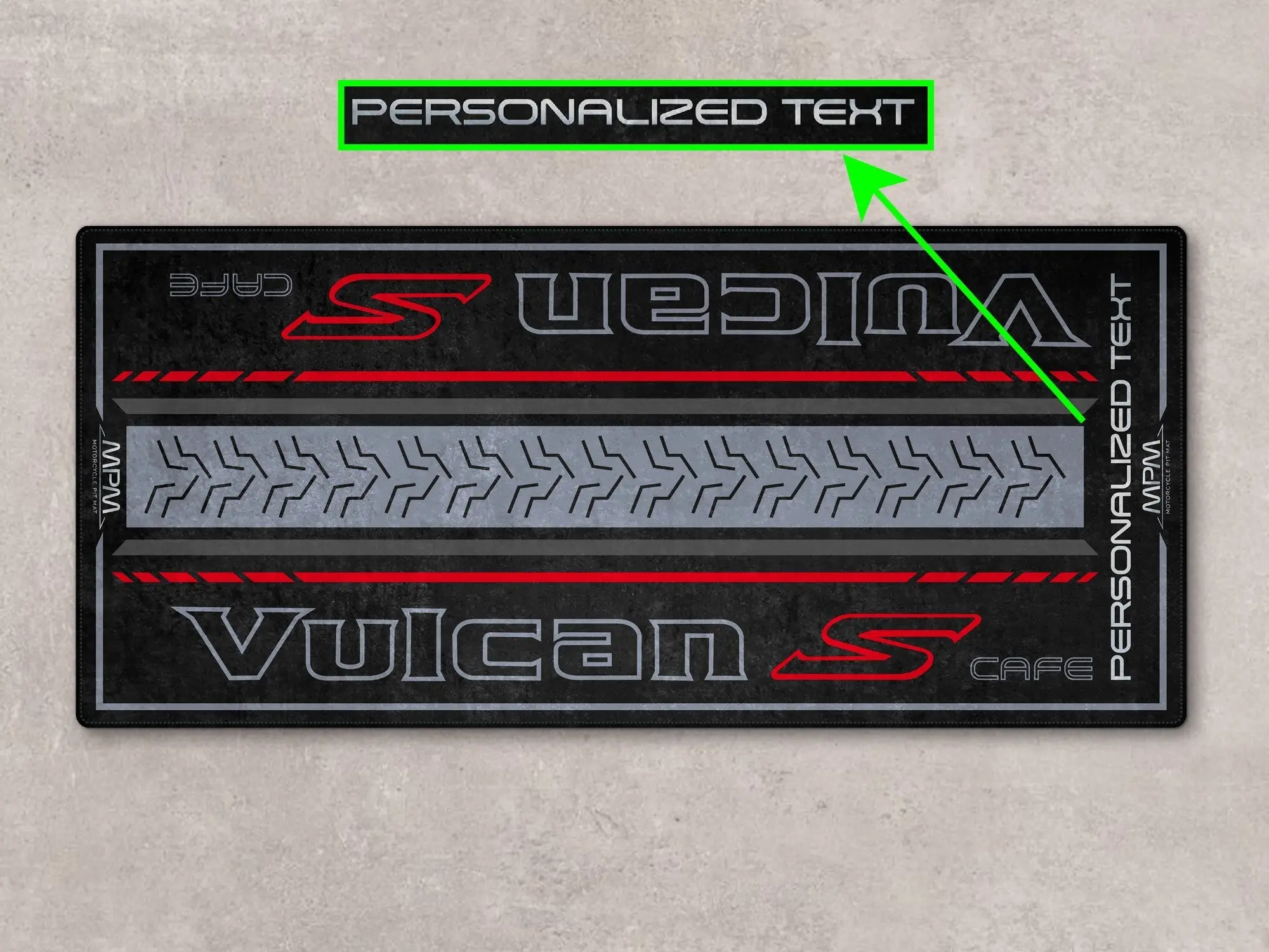 Designed Pit Mat for Kawasaki Vulcan S Cafe Motorcycle - MM7425 - Image 4