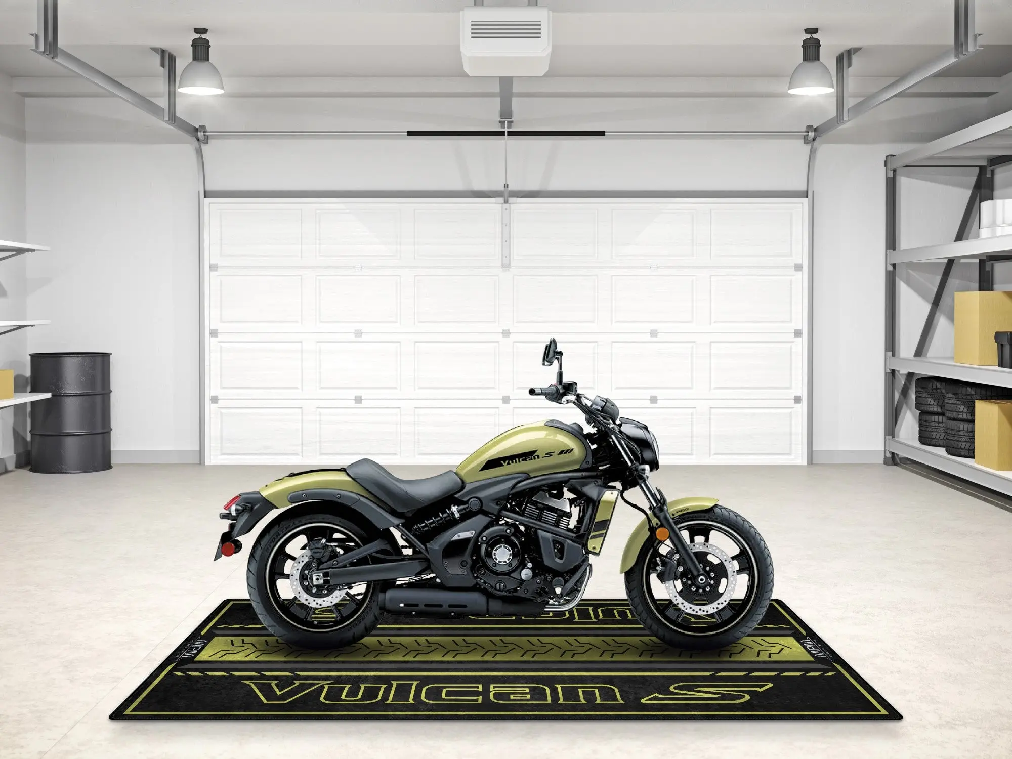 Designed Pit Mat for Kawasaki Vulcan S Motorcycle - MM7424 - Image 5