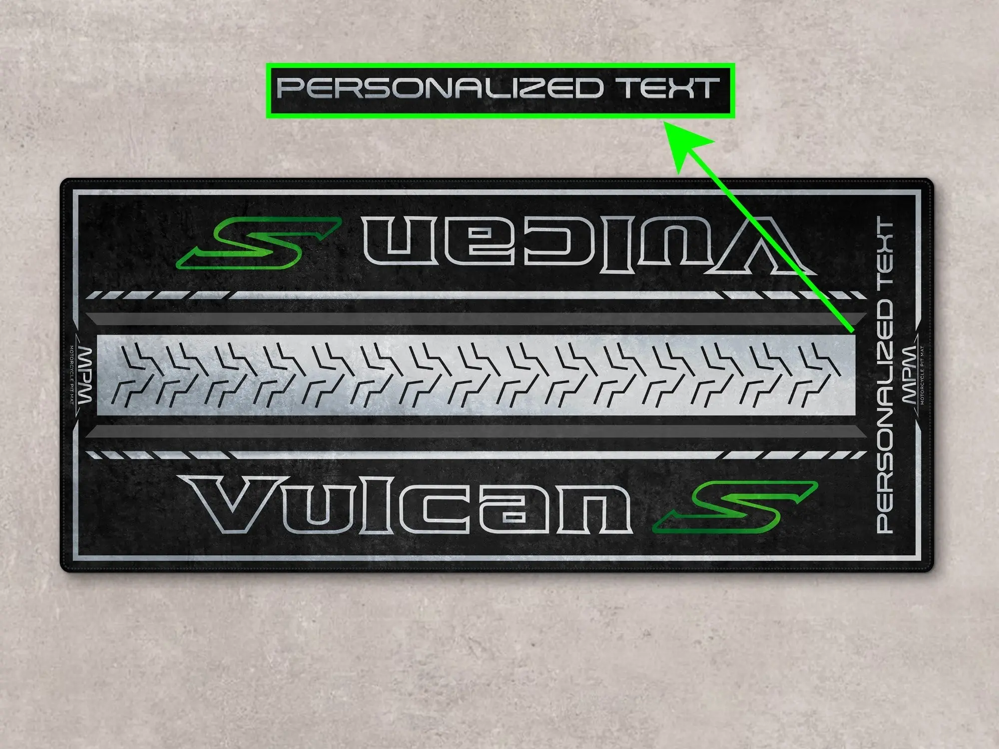 Designed Pit Mat for Kawasaki Vulcan S Motorcycle - MM7424 - Image 9