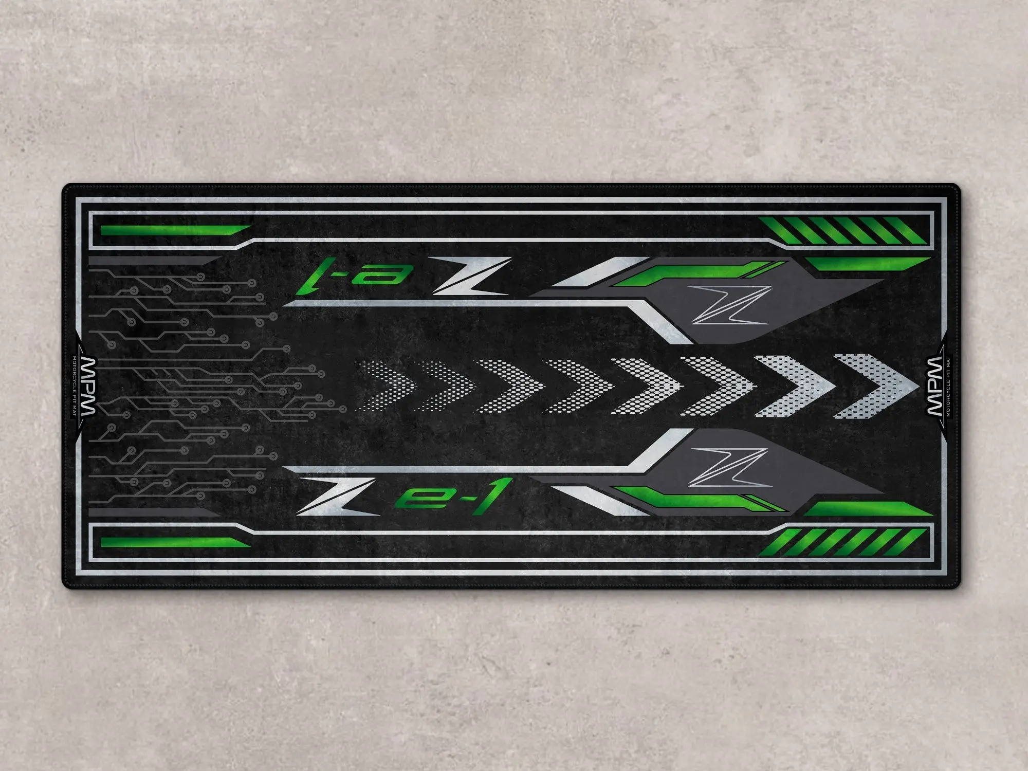 Designed Pit Mat for Kawasaki Z e-1 Motorcycle - MM7409 - Image 2