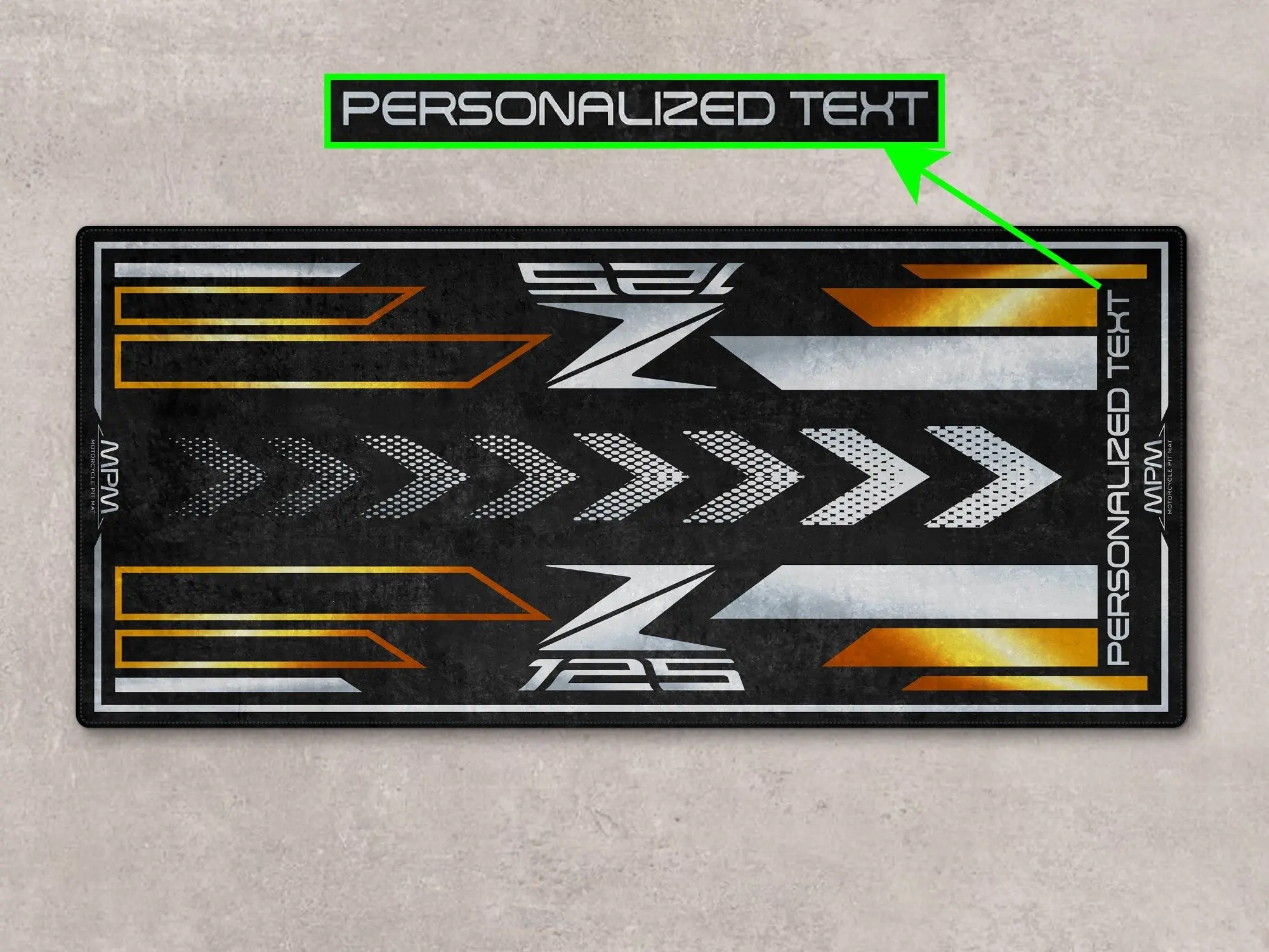 Designed Pit Mat for Kawasaki Z125 Motorcycle - MM7408 - Image 14