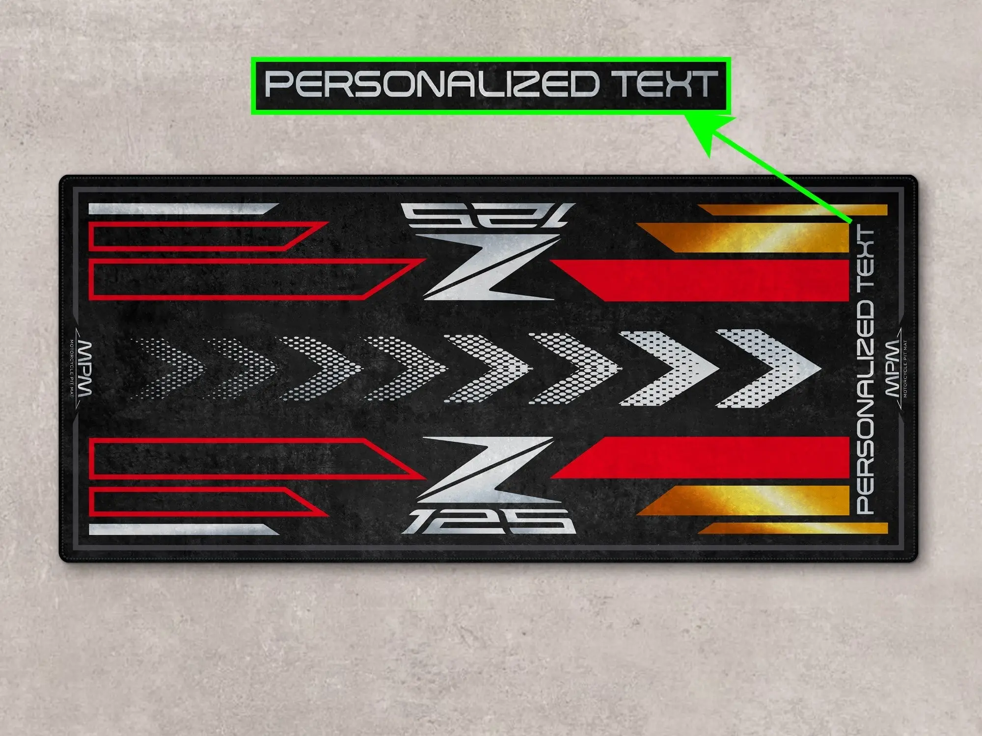 Designed Pit Mat for Kawasaki Z125 Motorcycle - MM7408 - Image 9