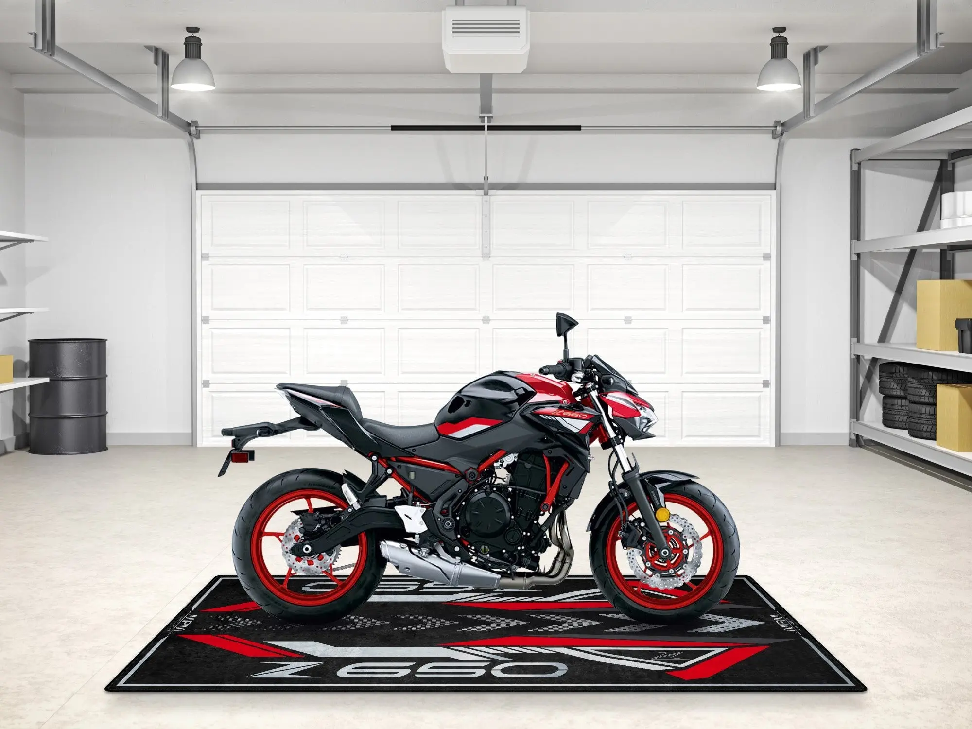Designed Pit Mat for Kawasaki Z650 Motorcycle - MM7411 - Image 10