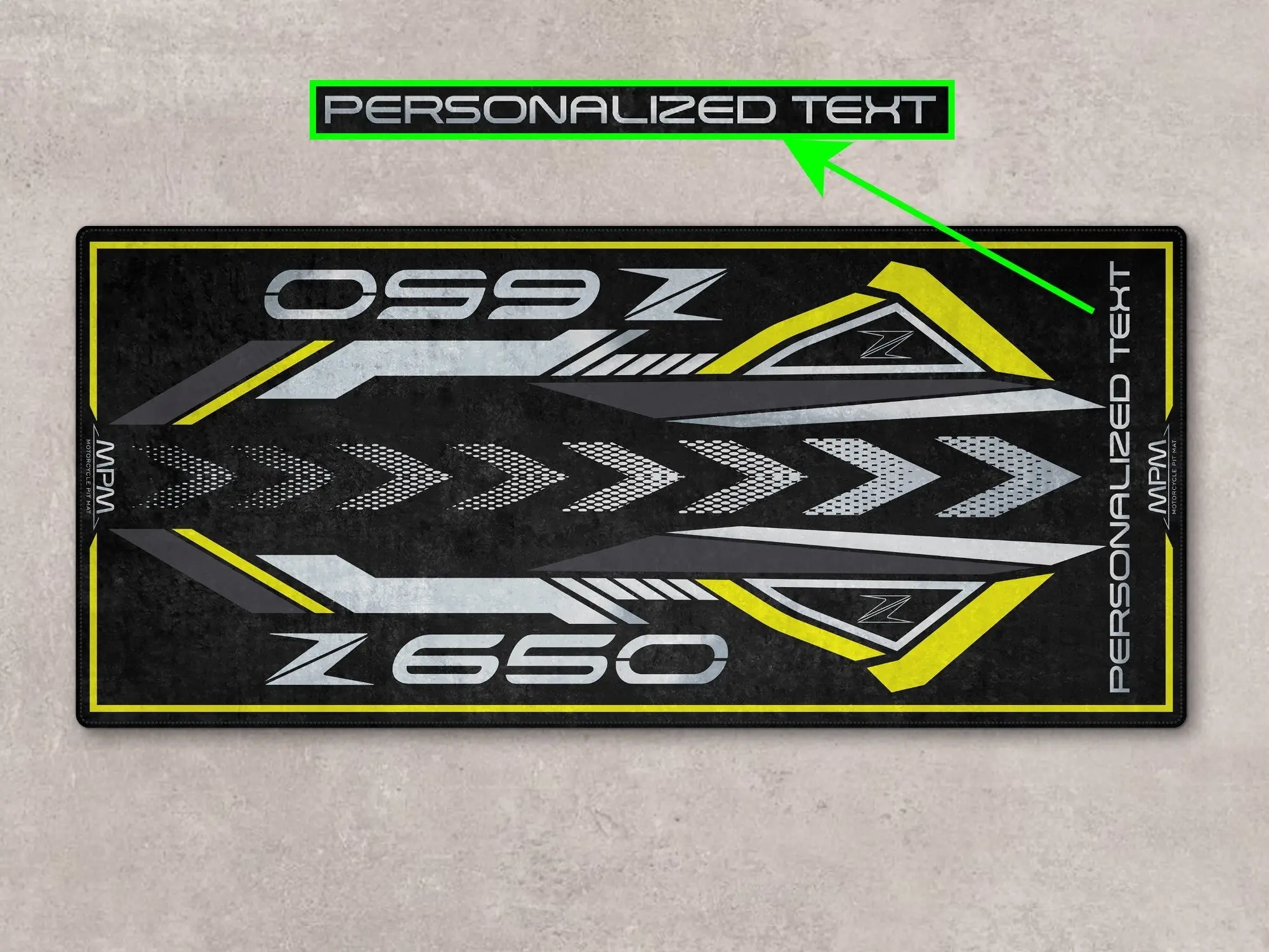 Designed Pit Mat for Kawasaki Z650 Motorcycle - MM7411 - Image 4