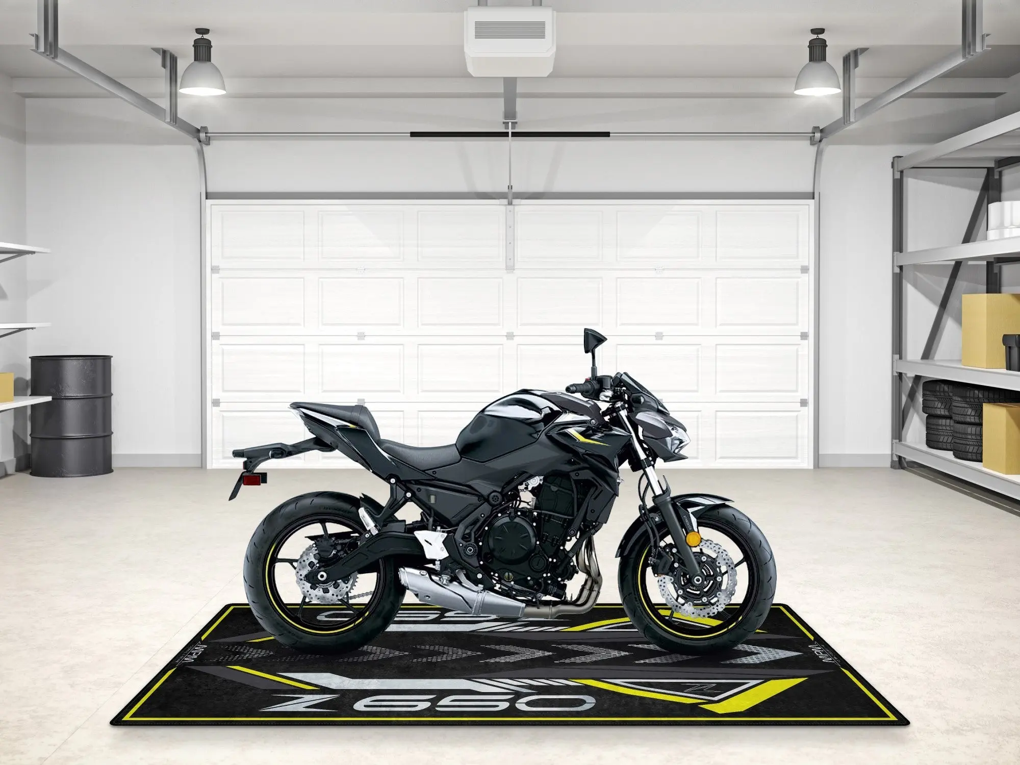 Designed Pit Mat for Kawasaki Z650 Motorcycle - MM7411 - Image 5