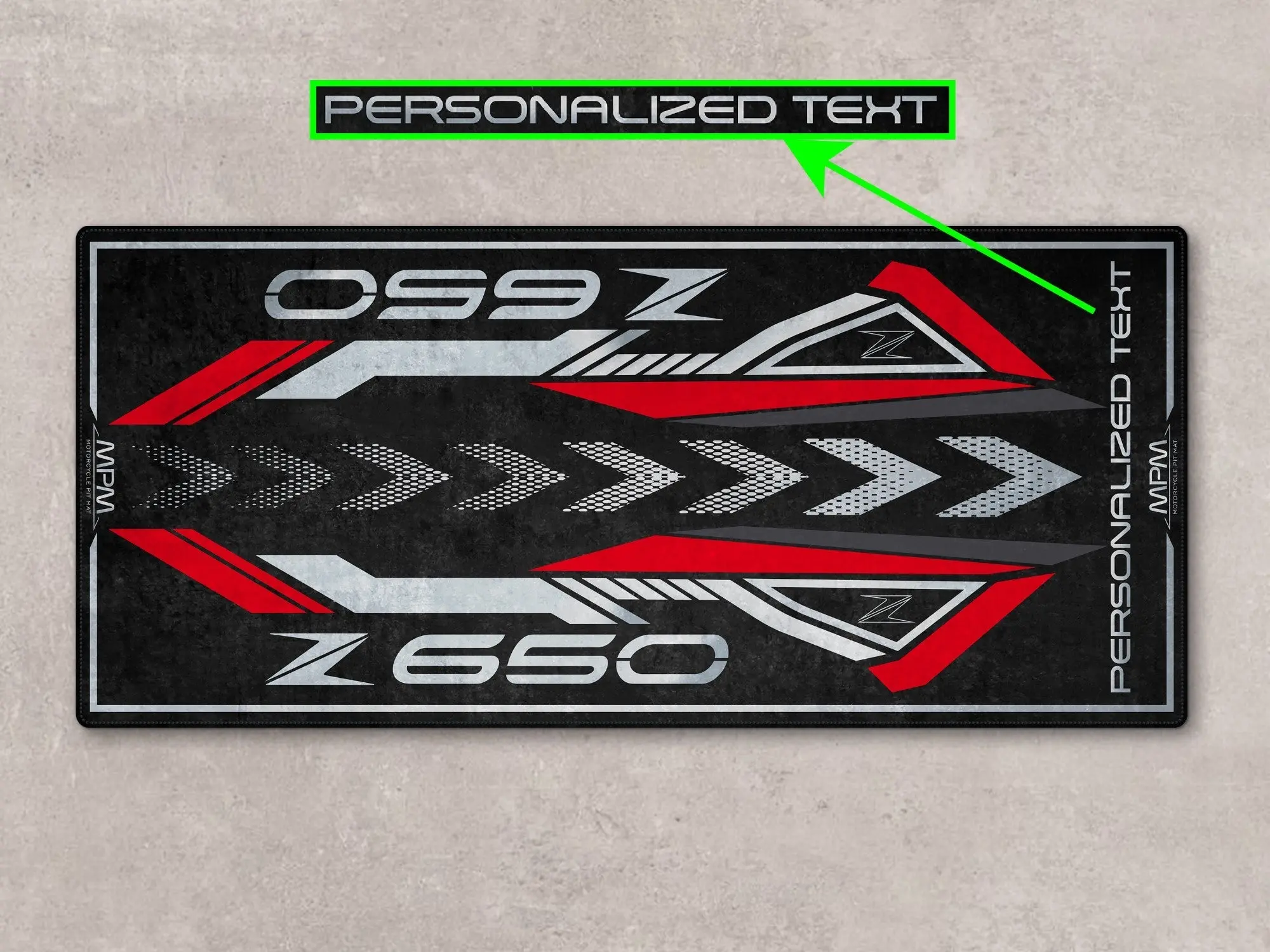 Designed Pit Mat for Kawasaki Z650 Motorcycle - MM7411 - Image 9