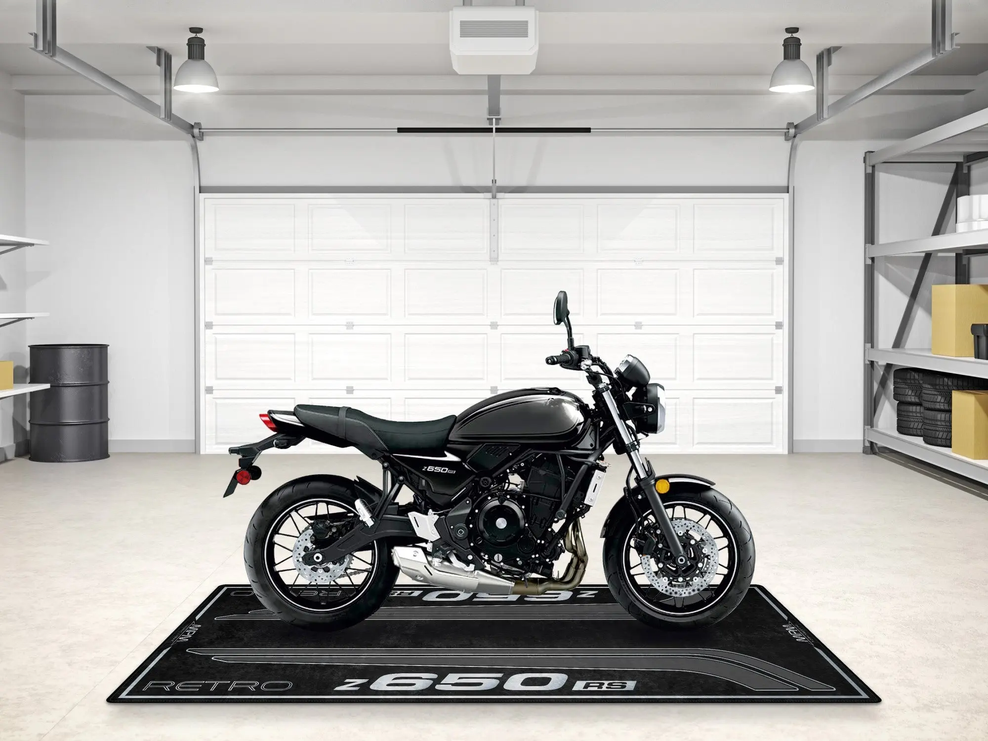 Designed Pit Mat for Kawasaki Z650 RS Motorcycle - MM7414 - Image 5